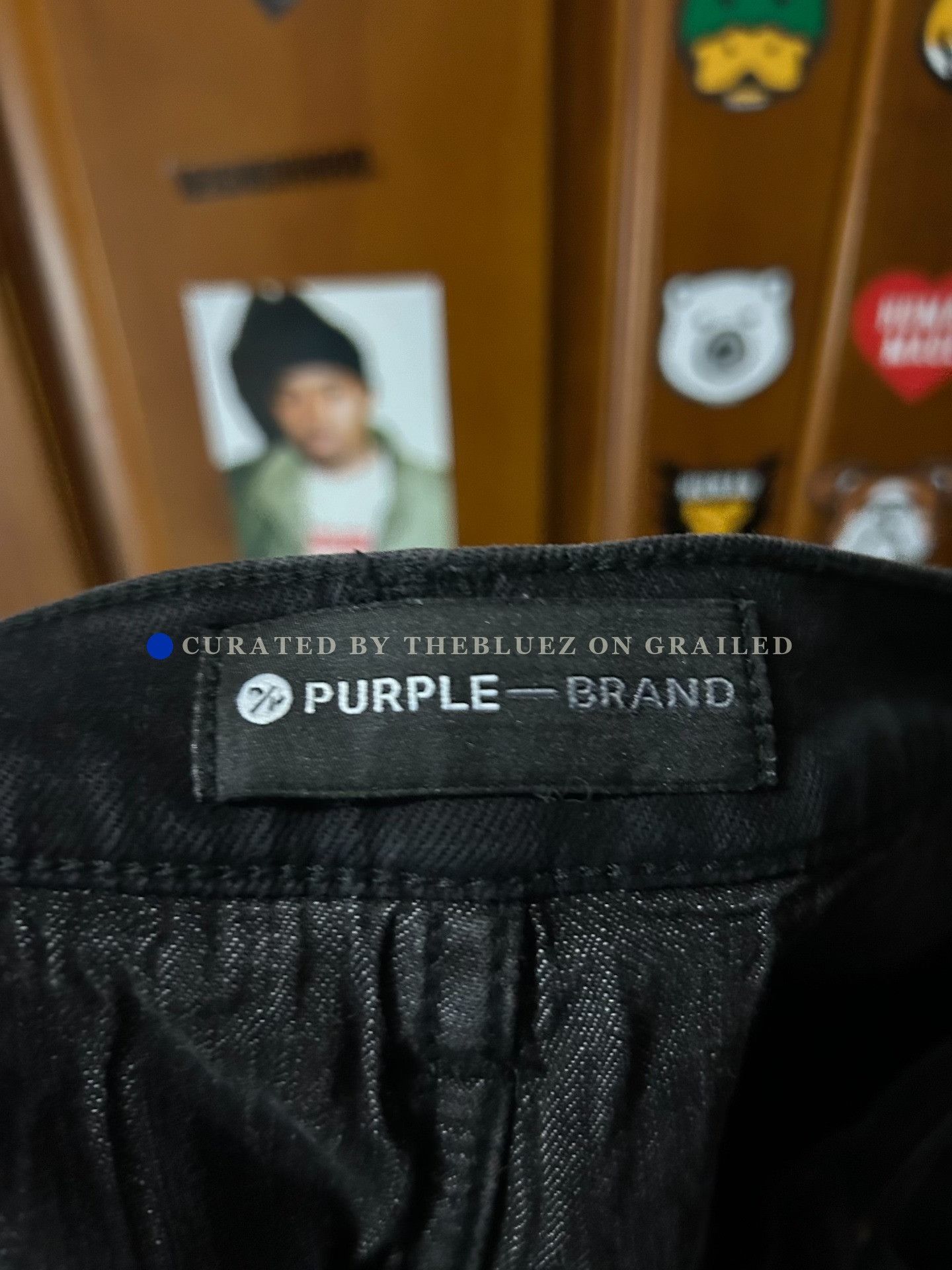 Purple Brand Purple Washed Graffiti Jeans Size 32 Size US 32 / EU 48 - 5 Thumbnail