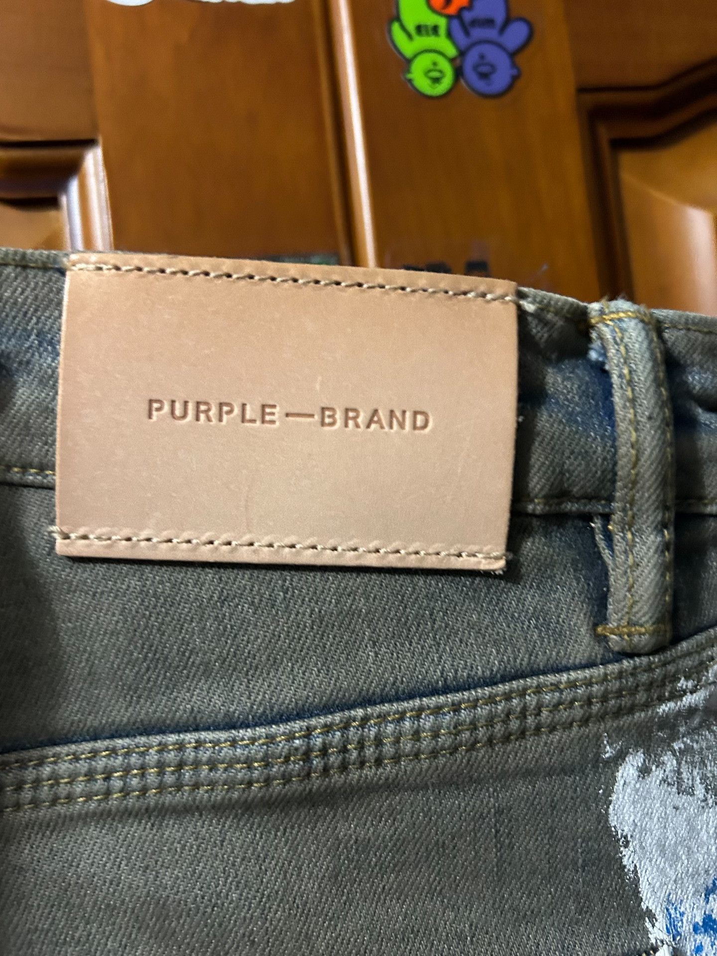 Purple Brand Purple Brand Washed Graffiti Jeans 32 Size US 32 / EU 48 - 5 Thumbnail