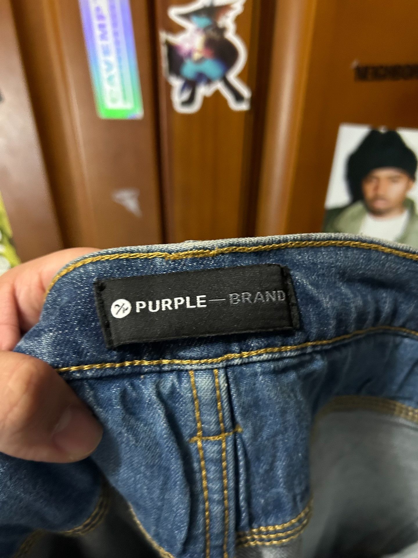 Purple Brand Purple Brand Washed Graffiti Jeans 32 Size US 32 / EU 48 - 6 Thumbnail