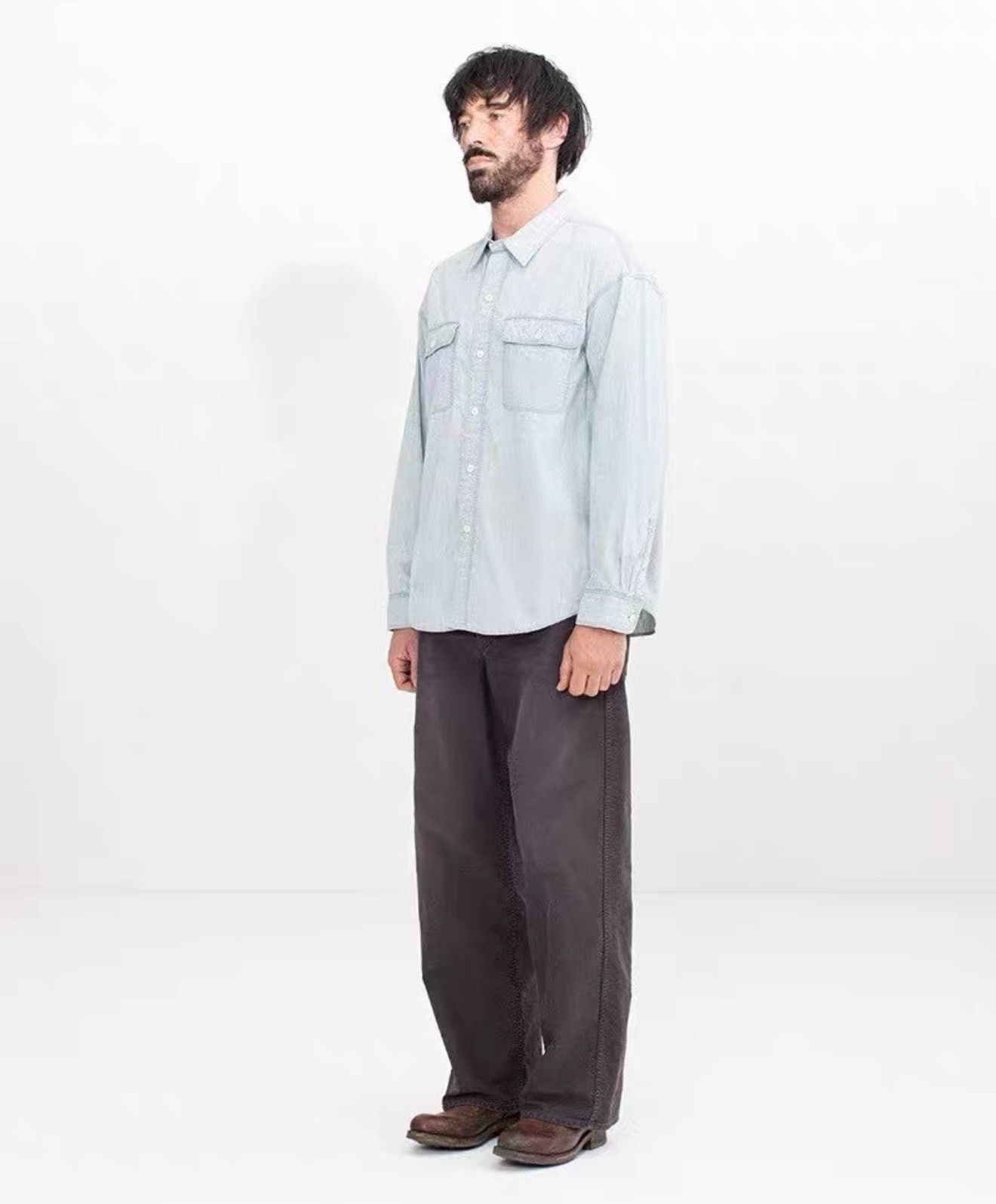 Visvim VISVIM ICT EX WIDE CHINO PANTS Size US 34 / EU 50 - 8 Thumbnail