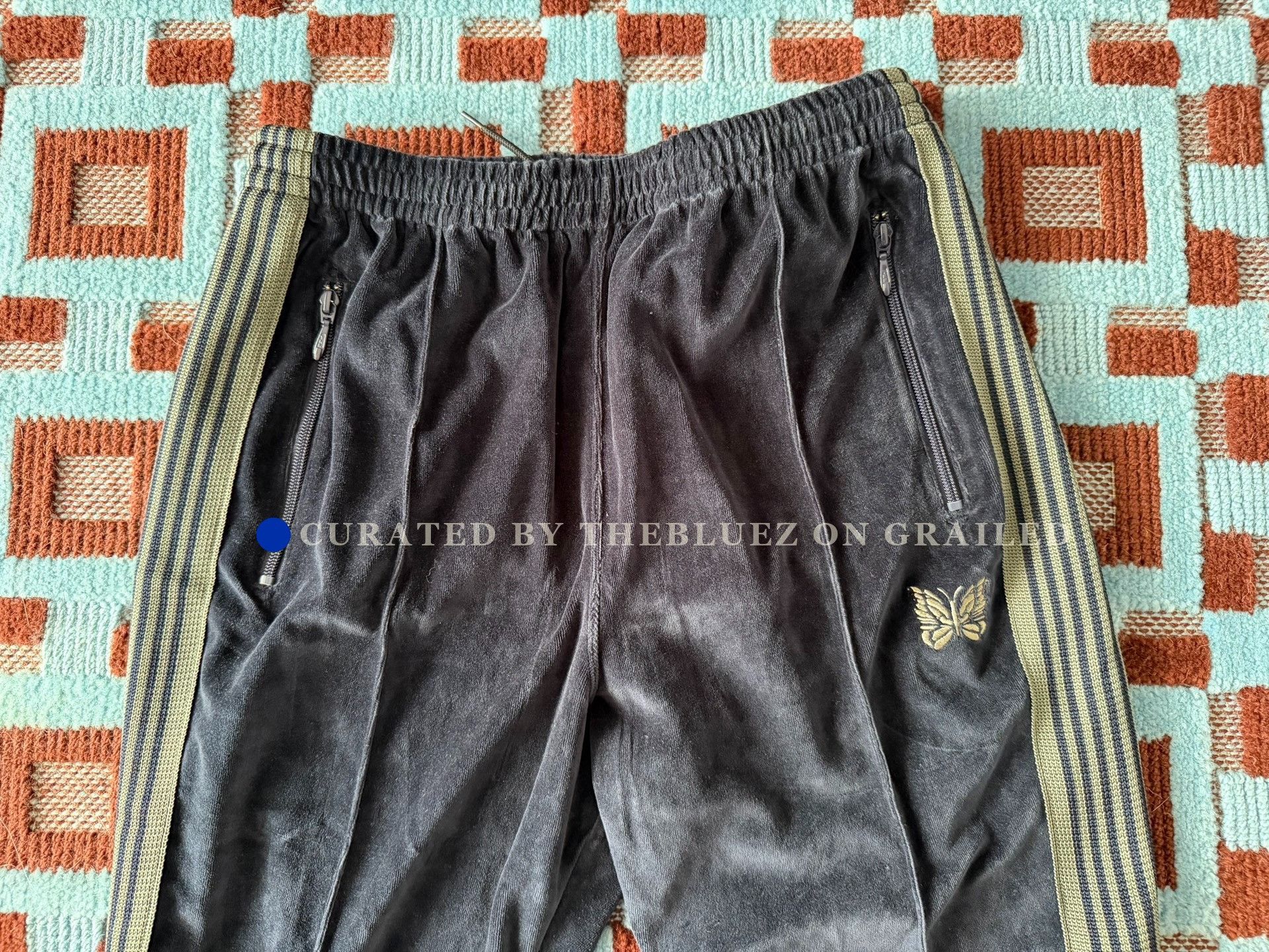 Needles Needles Velvet Track Pants Size US 28 / EU 44 - 2 Thumbnail
