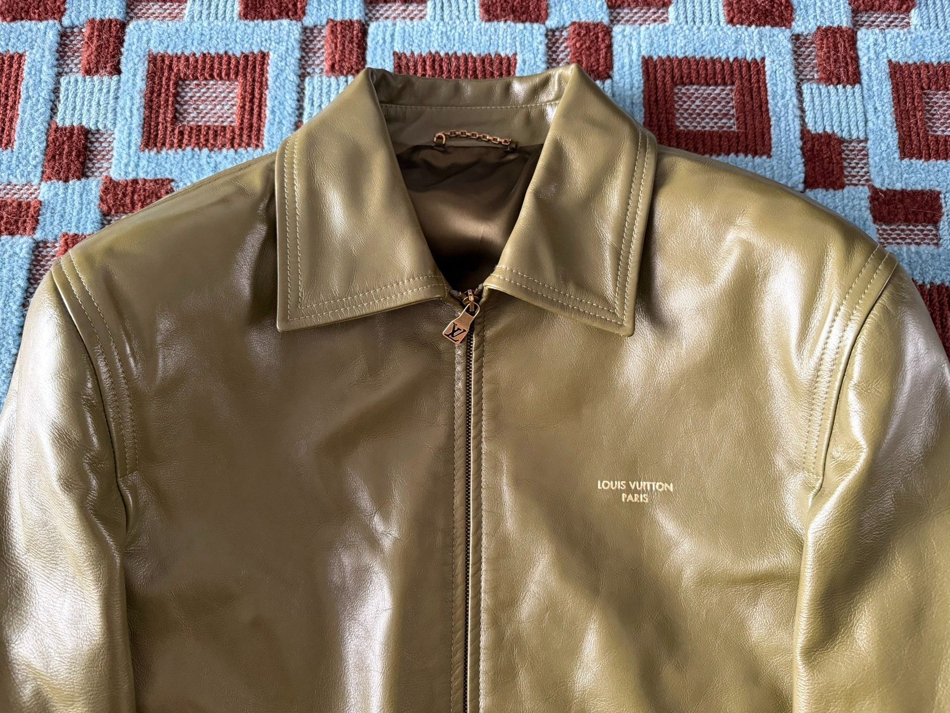 Louis Vuitton Louis Vuitton Leather Zipped Blouson Size US L / EU 52-54 / 3 - 2 Thumbnail