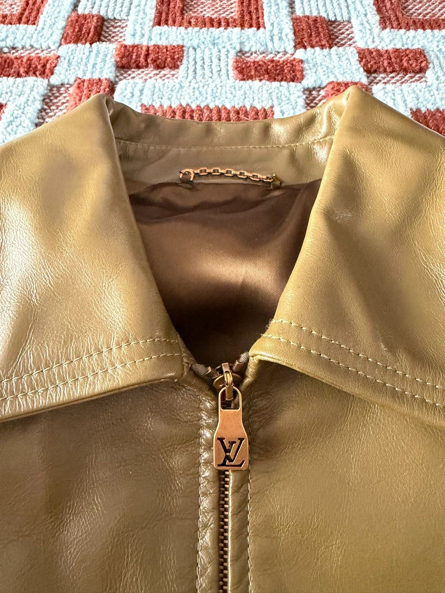 Louis Vuitton Louis Vuitton Leather Zipped Blouson Size US L / EU 52-54 / 3 - 4 Thumbnail
