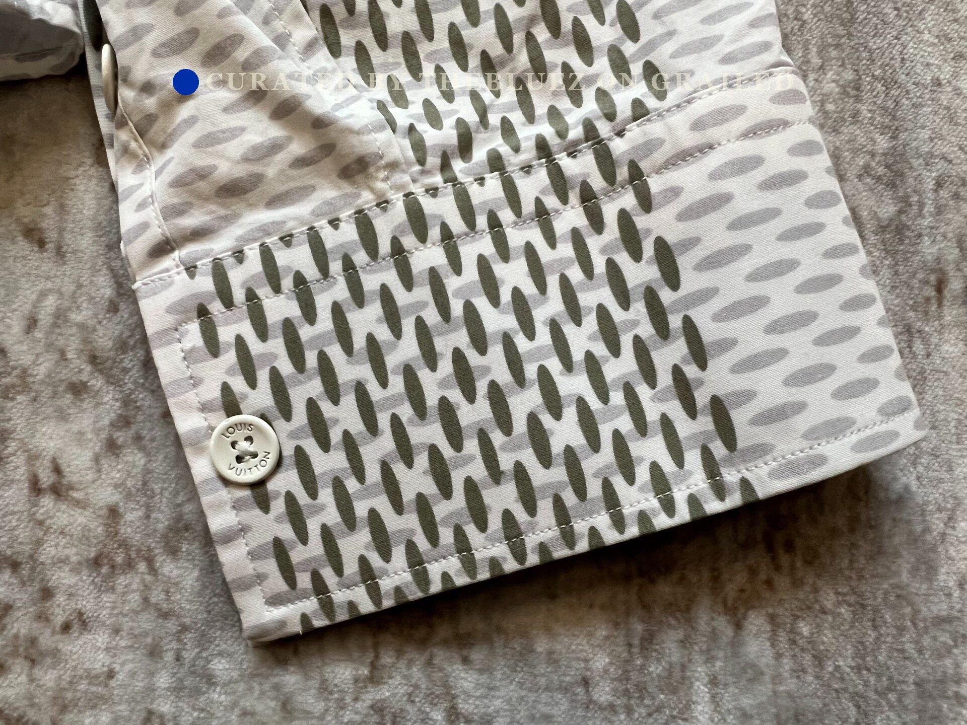 Louis Vuitton Louis Vuitton 2024 White Checkerboard Print Shirt Size US XXL / EU 58 / 5 - 4 Thumbnail