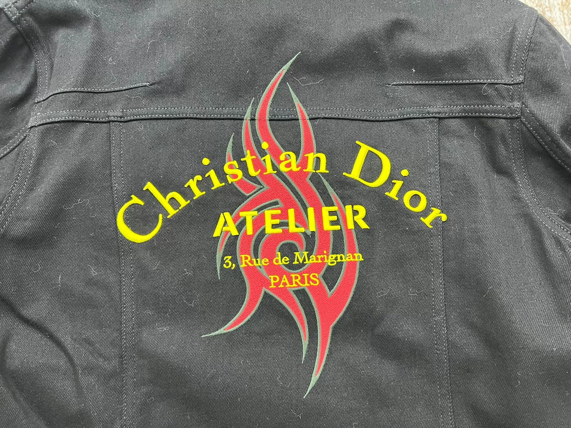 Dior Dior Flame Slogan Embroidered Zip Jacket Size US L / EU 52-54 / 3 - 4 Thumbnail