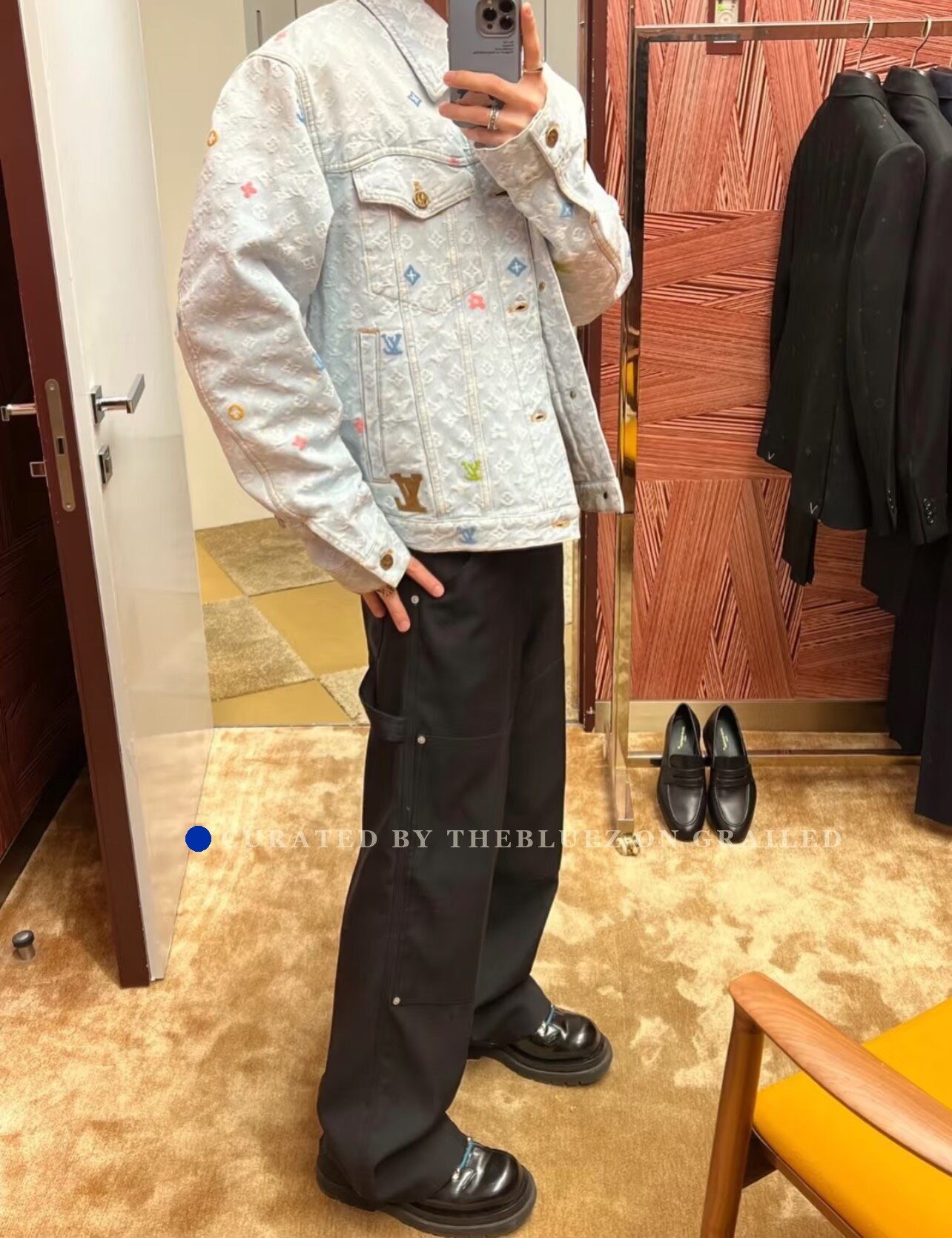 Louis Vuitton Louis Vuitton x Tyler Denim Jacket Size US XXL / EU 58 / 5 - 8 Thumbnail