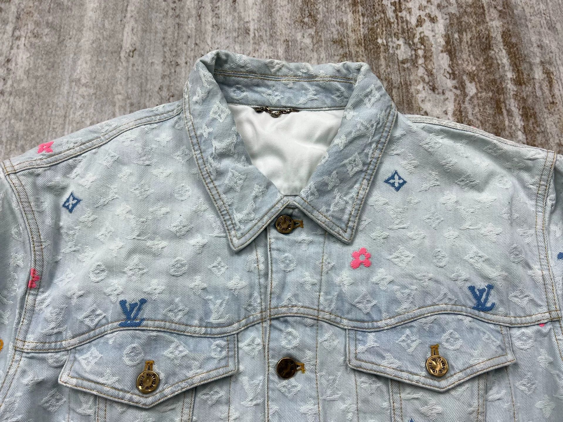 Louis Vuitton Louis Vuitton x Tyler Denim Jacket Size US XXL / EU 58 / 5 - 2 Thumbnail