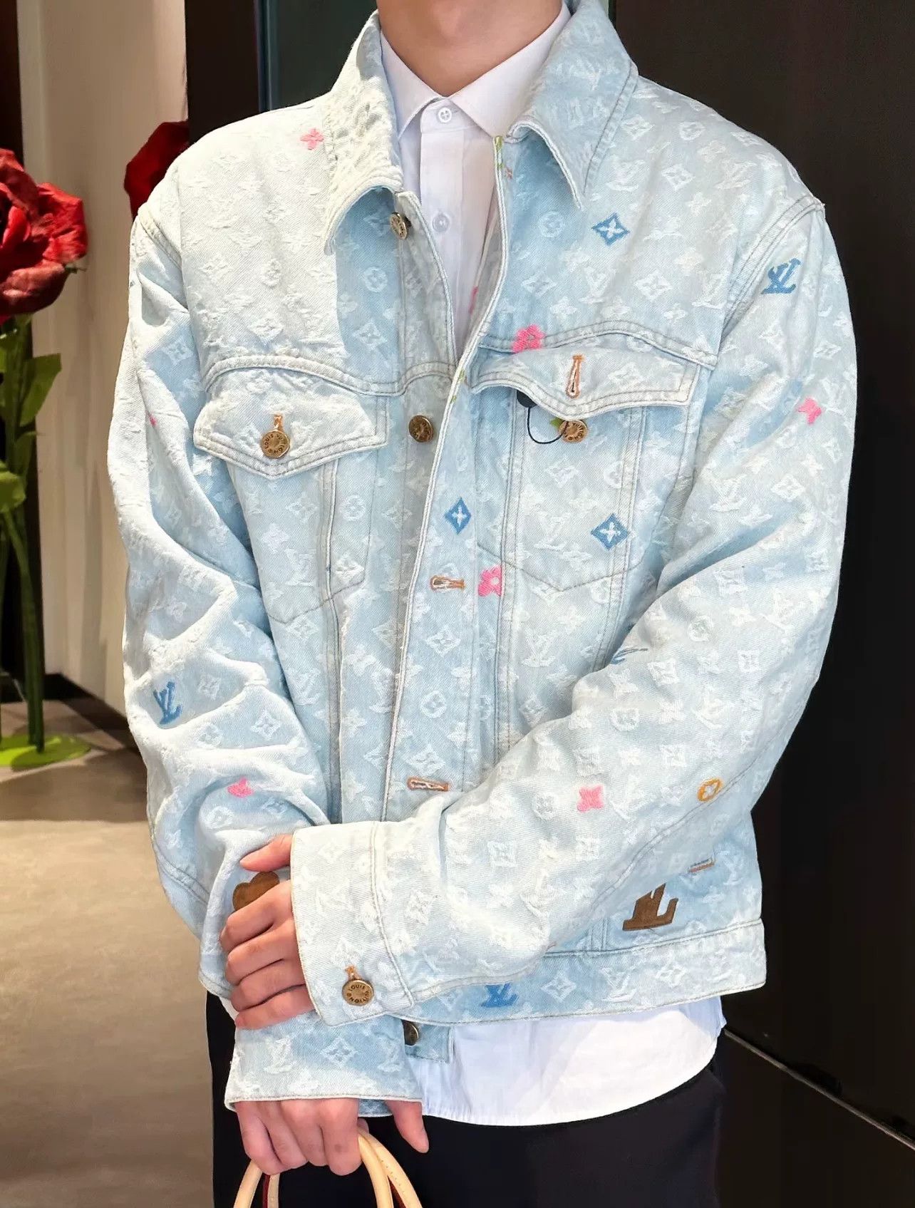 Louis Vuitton Louis Vuitton x Tyler Denim Jacket Size US XXL / EU 58 / 5 - 9 Thumbnail
