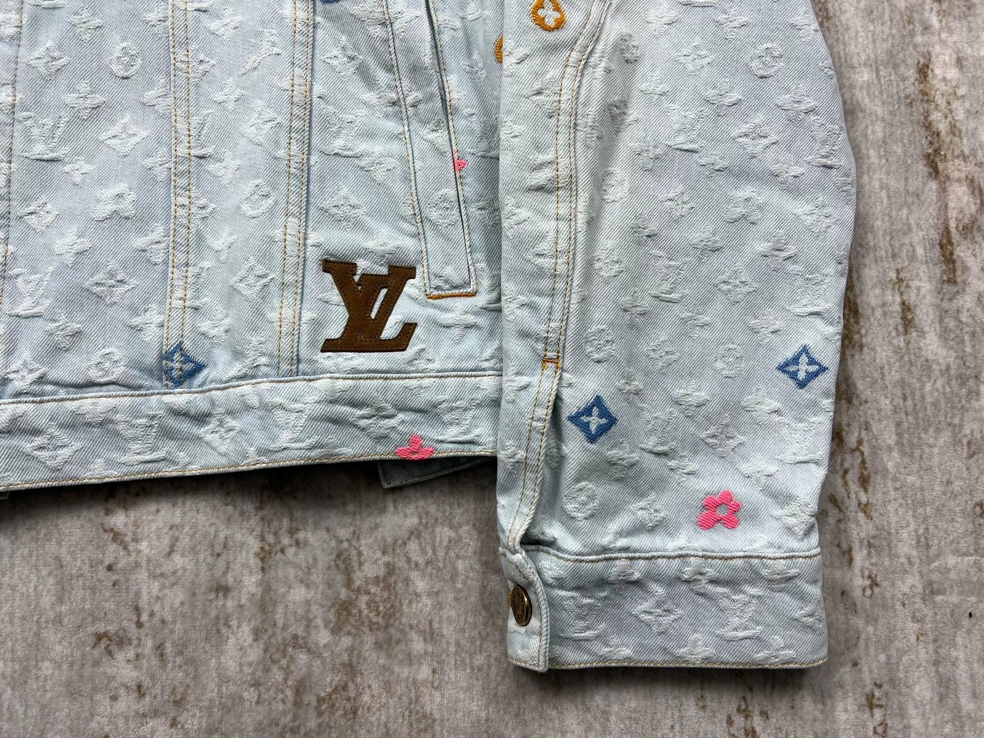 Louis Vuitton Louis Vuitton x Tyler Denim Jacket Size US XXL / EU 58 / 5 - 4 Thumbnail