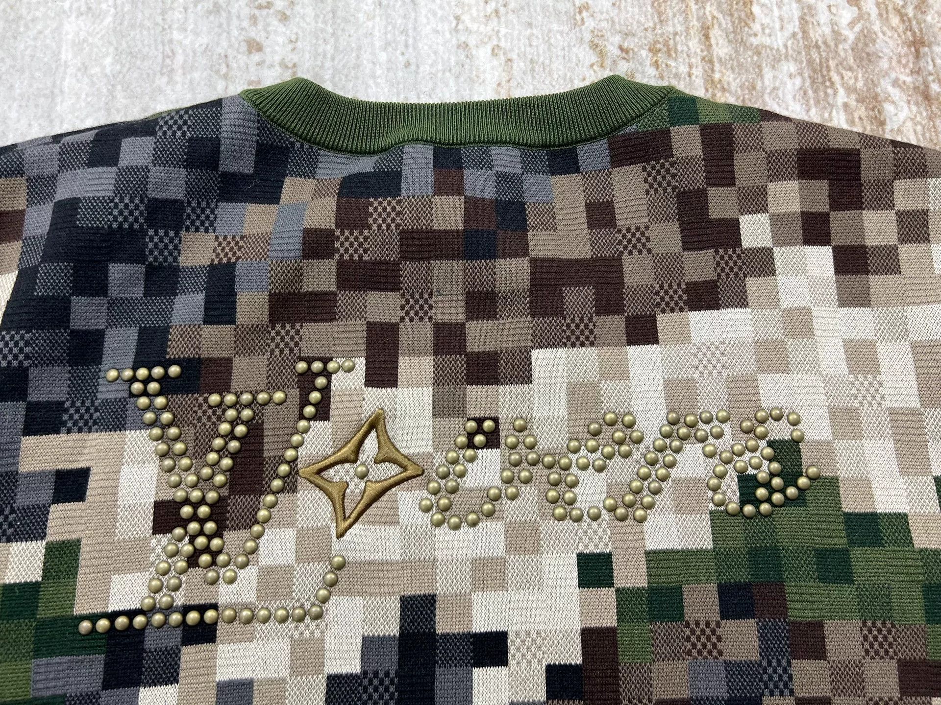 Louis Vuitton Louis Vuitton Pharrell Camouflage Mosaic Hoodie Size US XXL / EU 58 / 5 - 7 Thumbnail