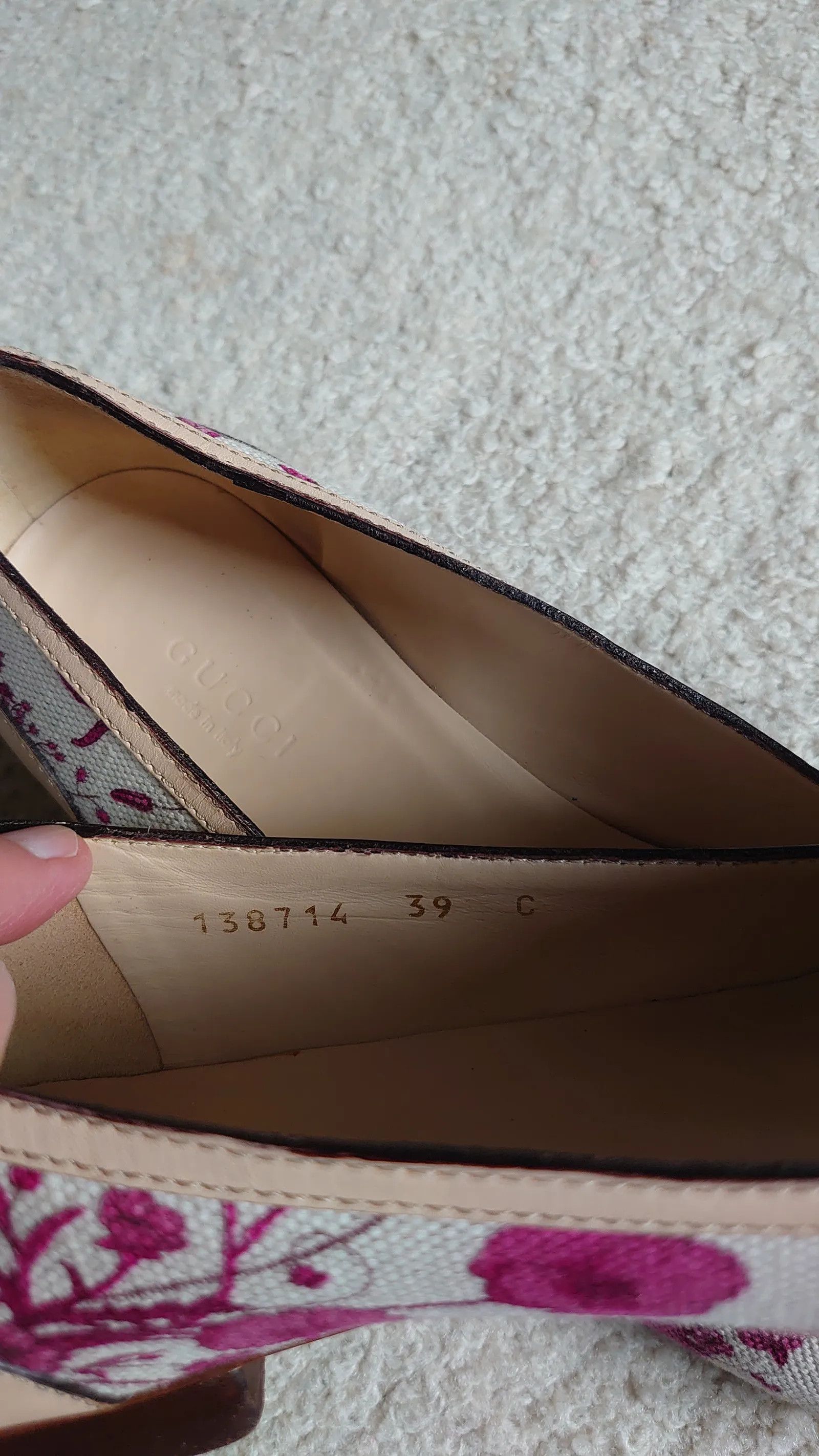 Gucci Gucci Floral Canvas Horsebit Bamboo Ballerinas Ballet Flats Size US 9 / IT 39 - 2 Thumbnail