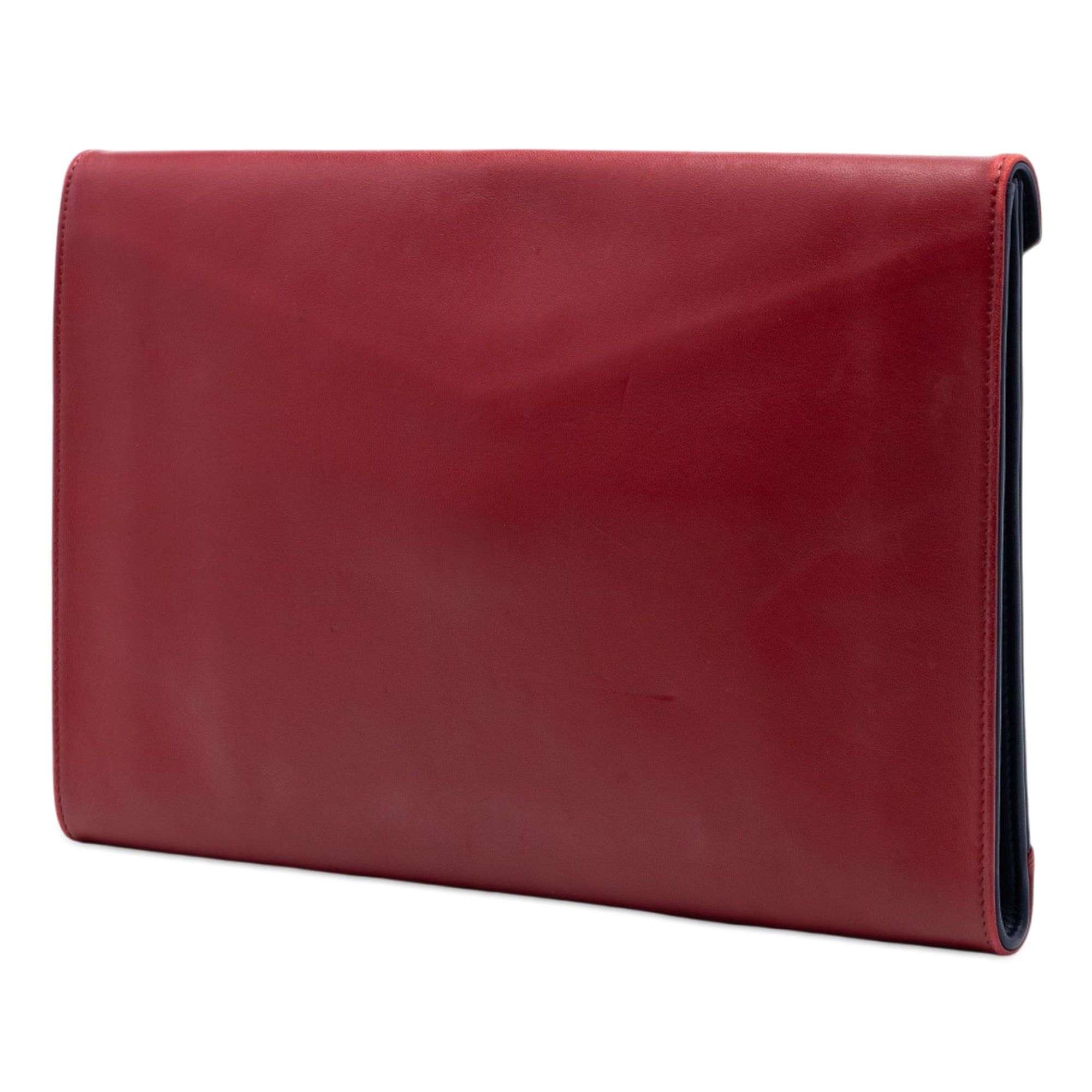 Chanel Large Bicolor Lambskin Envelope Clutch Size ONE SIZE - 2 Thumbnail