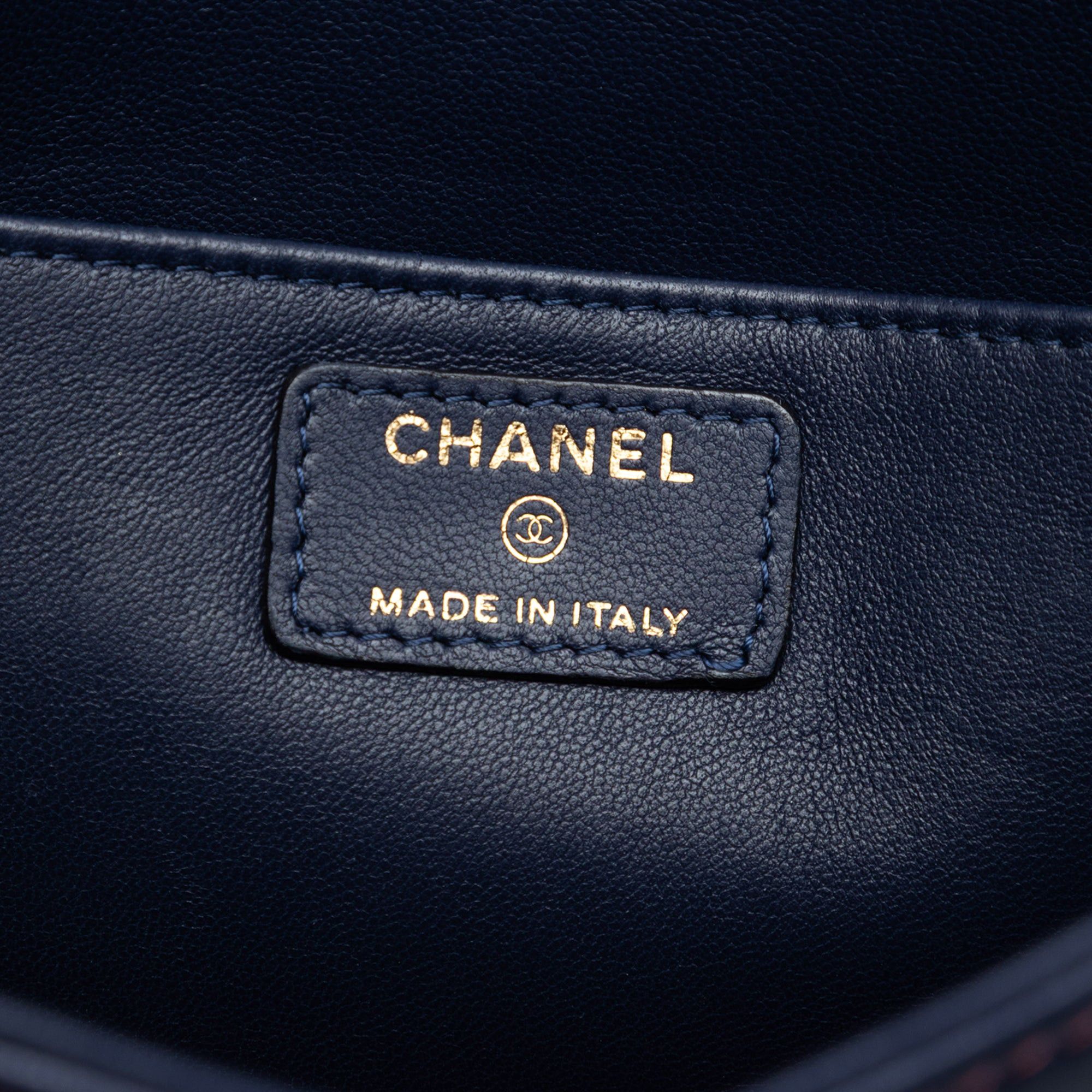 Chanel Large Bicolor Lambskin Envelope Clutch Size ONE SIZE - 5 Thumbnail