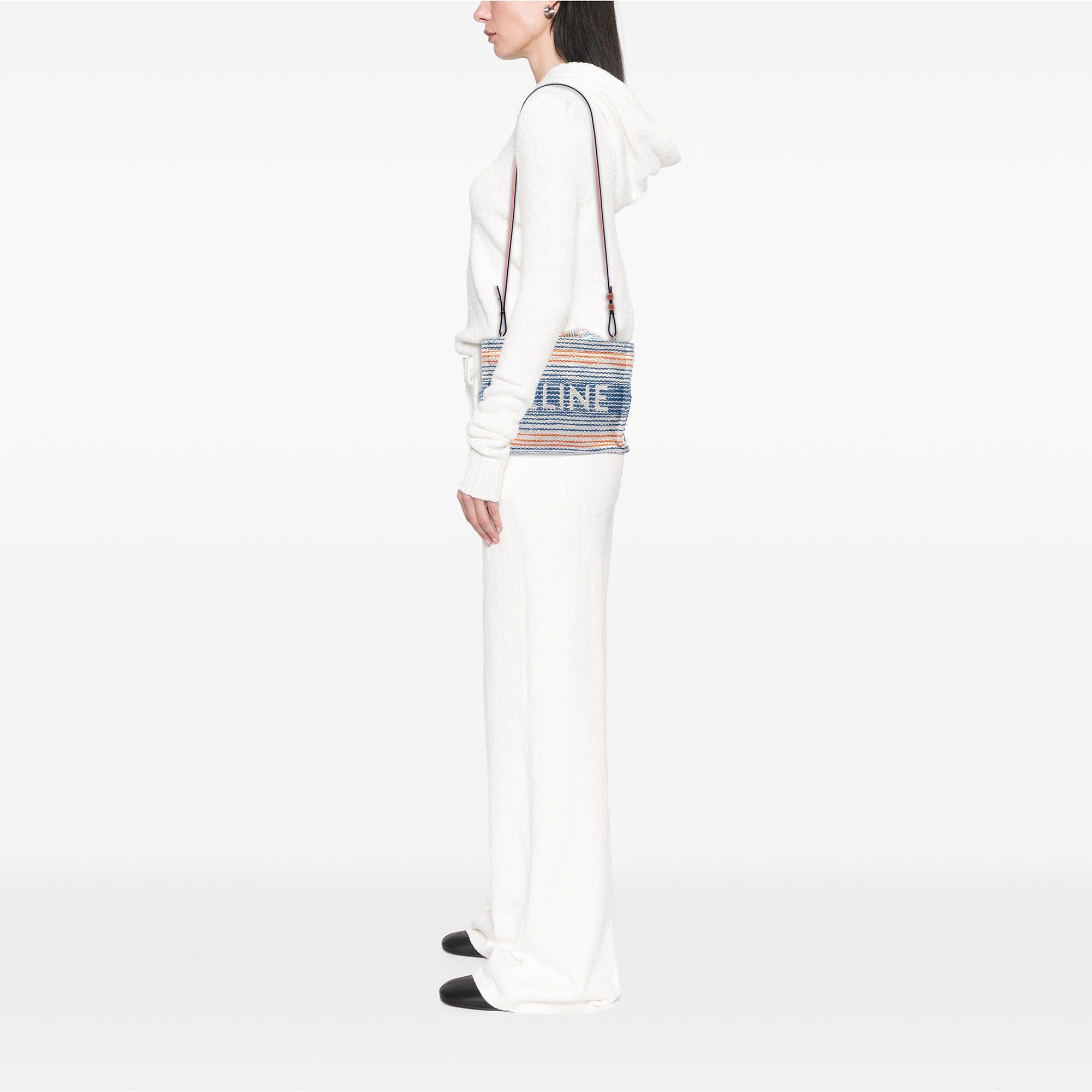 Celine Small Canvas Cabas Thais Satchel Size ONE SIZE - 6 Thumbnail