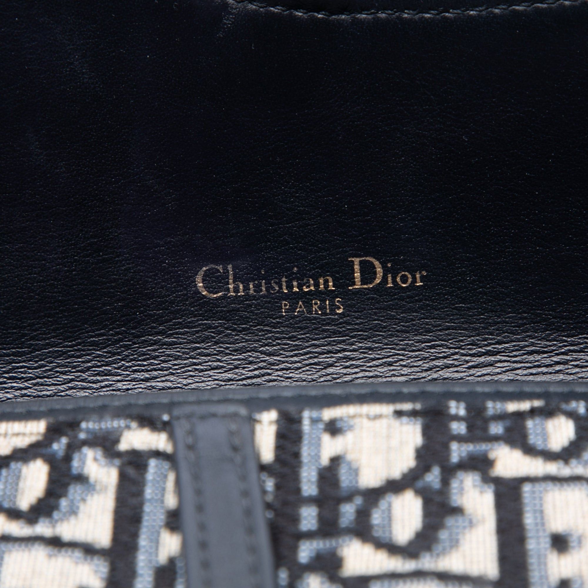 Dior Oblique Canvas Saddle Wallet On Chain Size ONE SIZE - 4 Thumbnail
