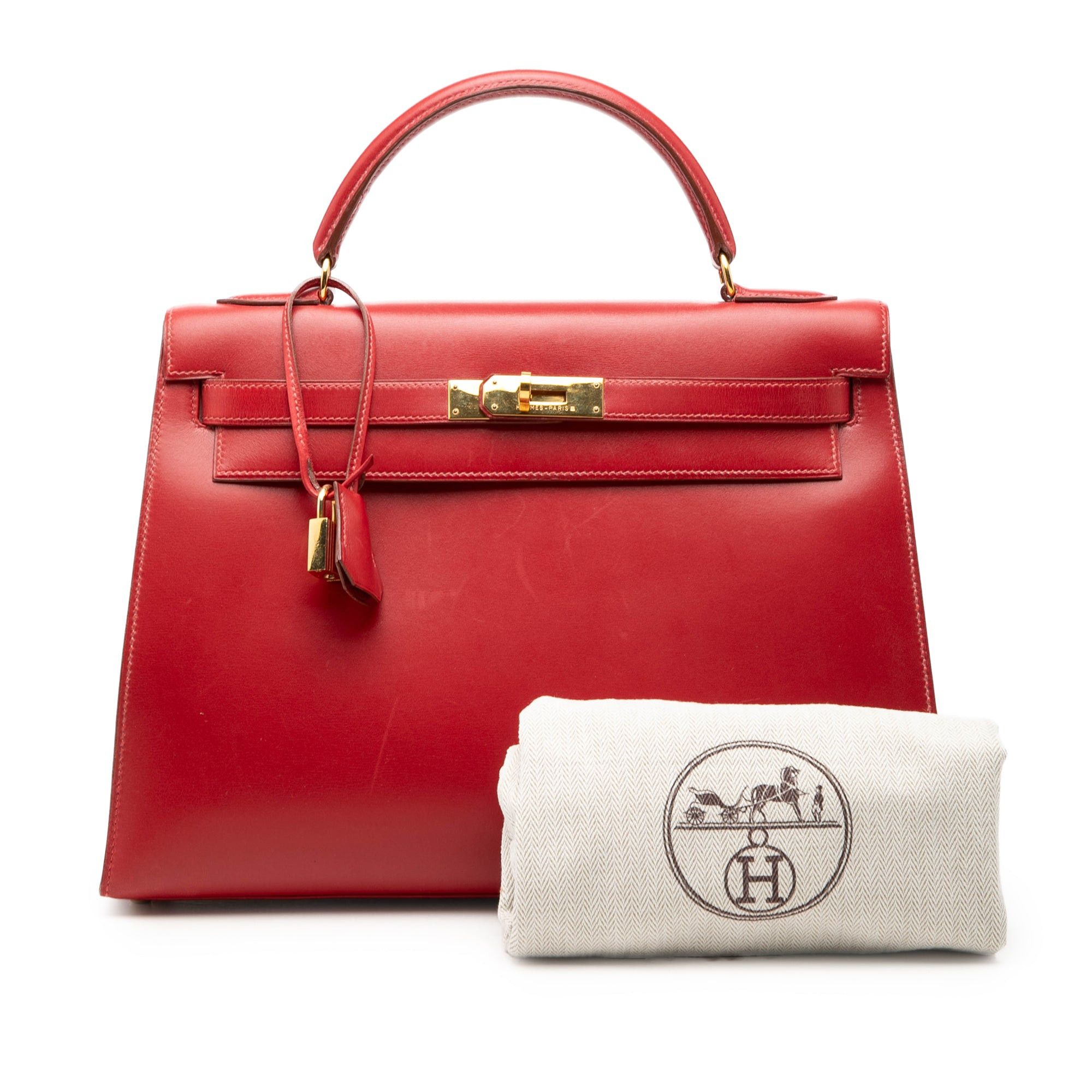 Hermes Box Calf Kelly Sellier 32 Size ONE SIZE - 8 Thumbnail