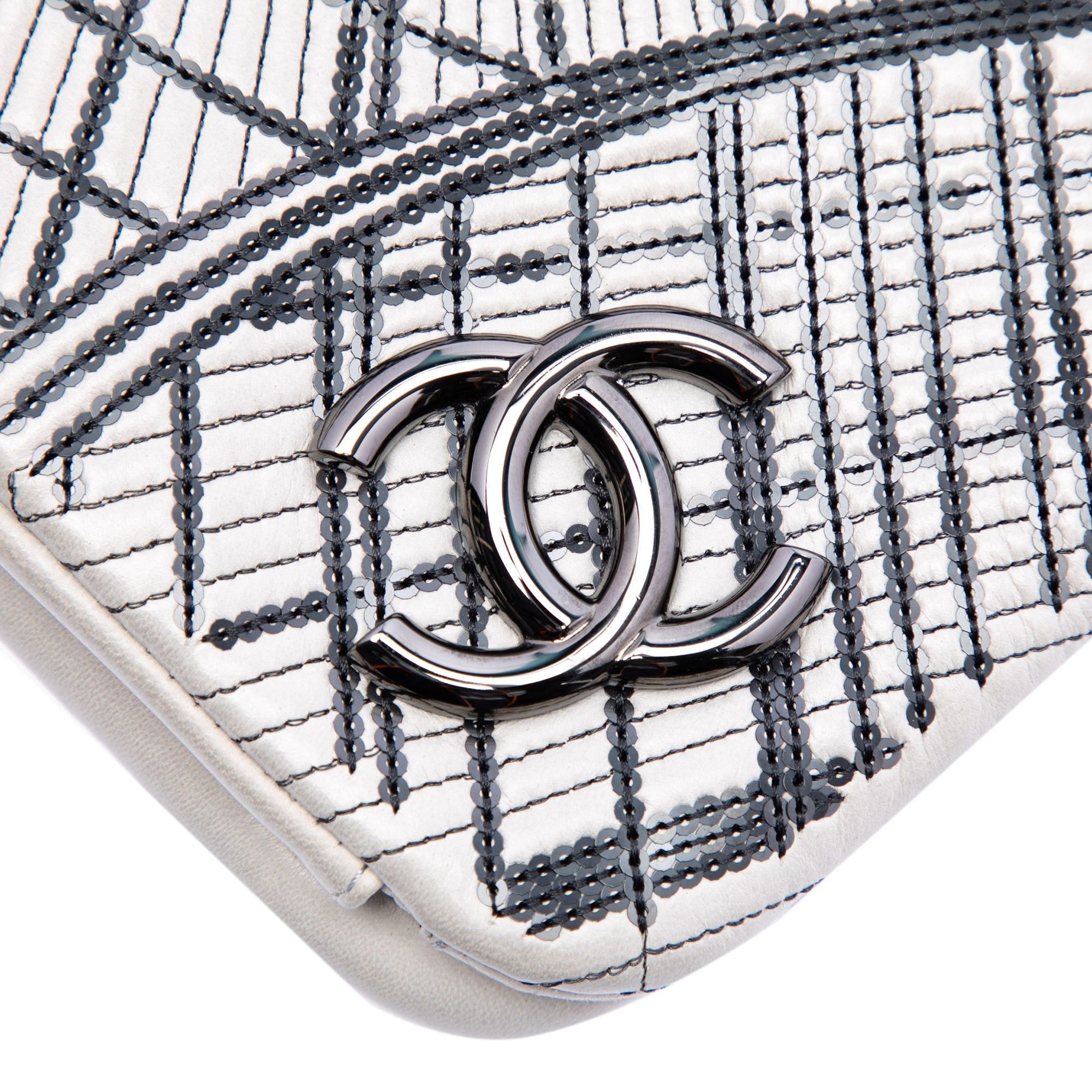 Chanel Sequin Embellished Lambskin Grand Palais Clutch Size ONE SIZE - 5 Thumbnail