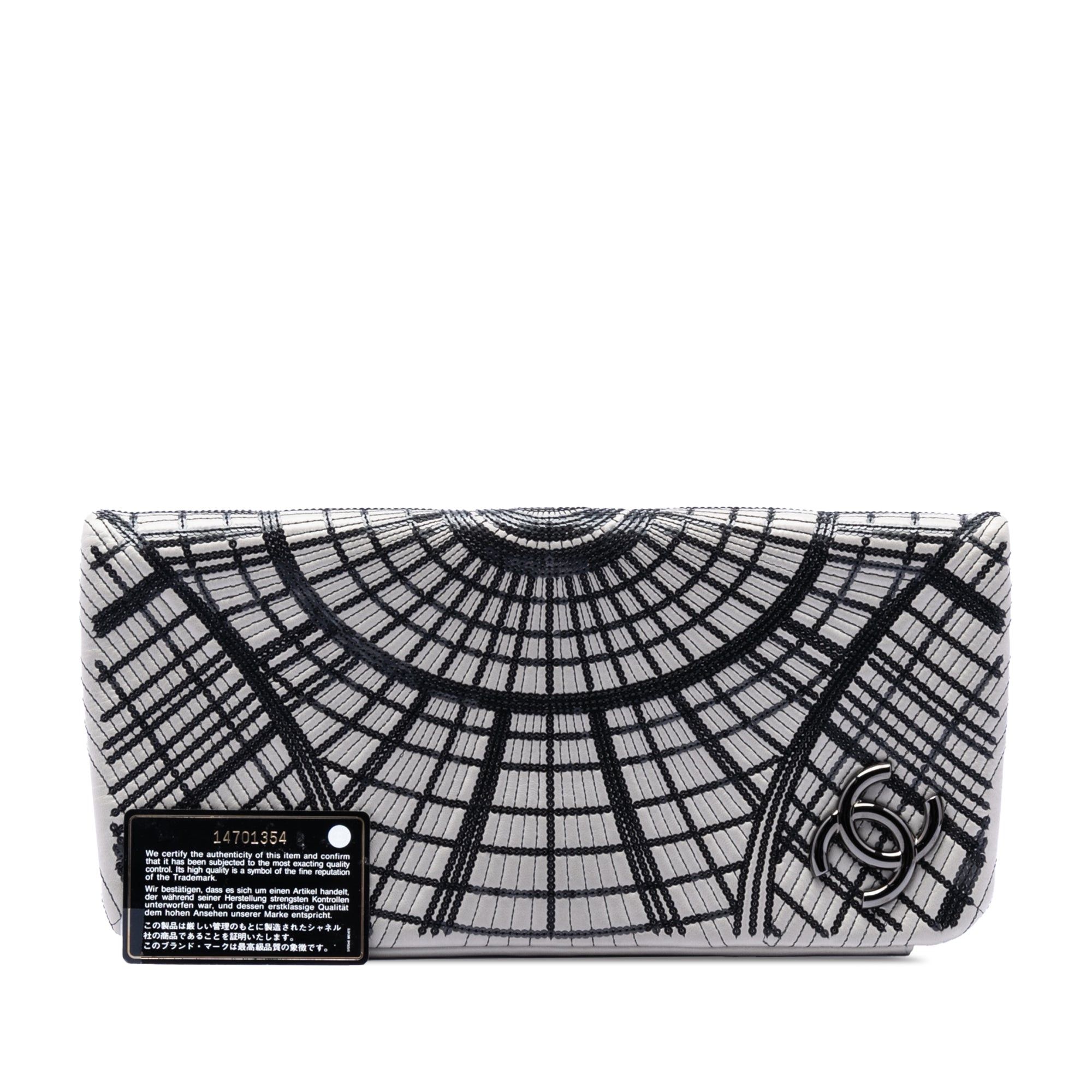 Chanel Sequin Embellished Lambskin Grand Palais Clutch Size ONE SIZE - 6 Thumbnail