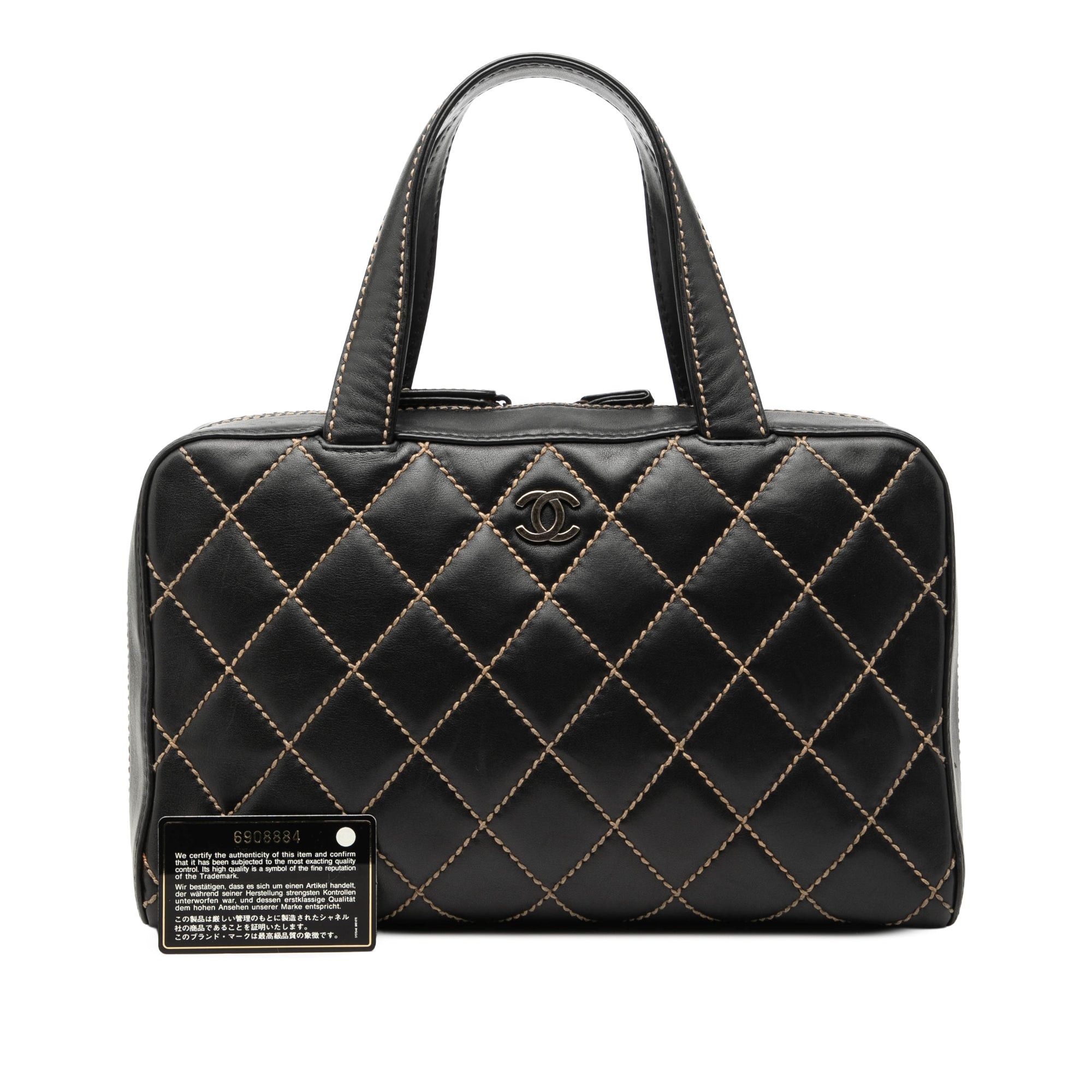 Chanel CC Lambskin Wild Stitch Handbag Size ONE SIZE - 8 Thumbnail