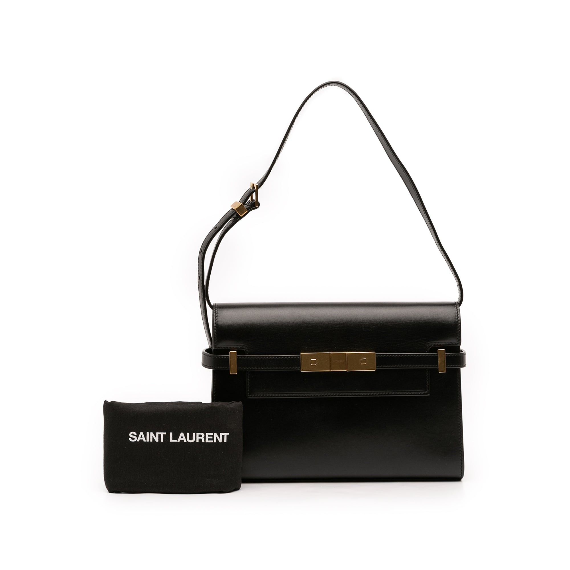Saint Laurent Paris Small Leather Manhattan Shoulder Bag Size ONE SIZE - 7 Thumbnail