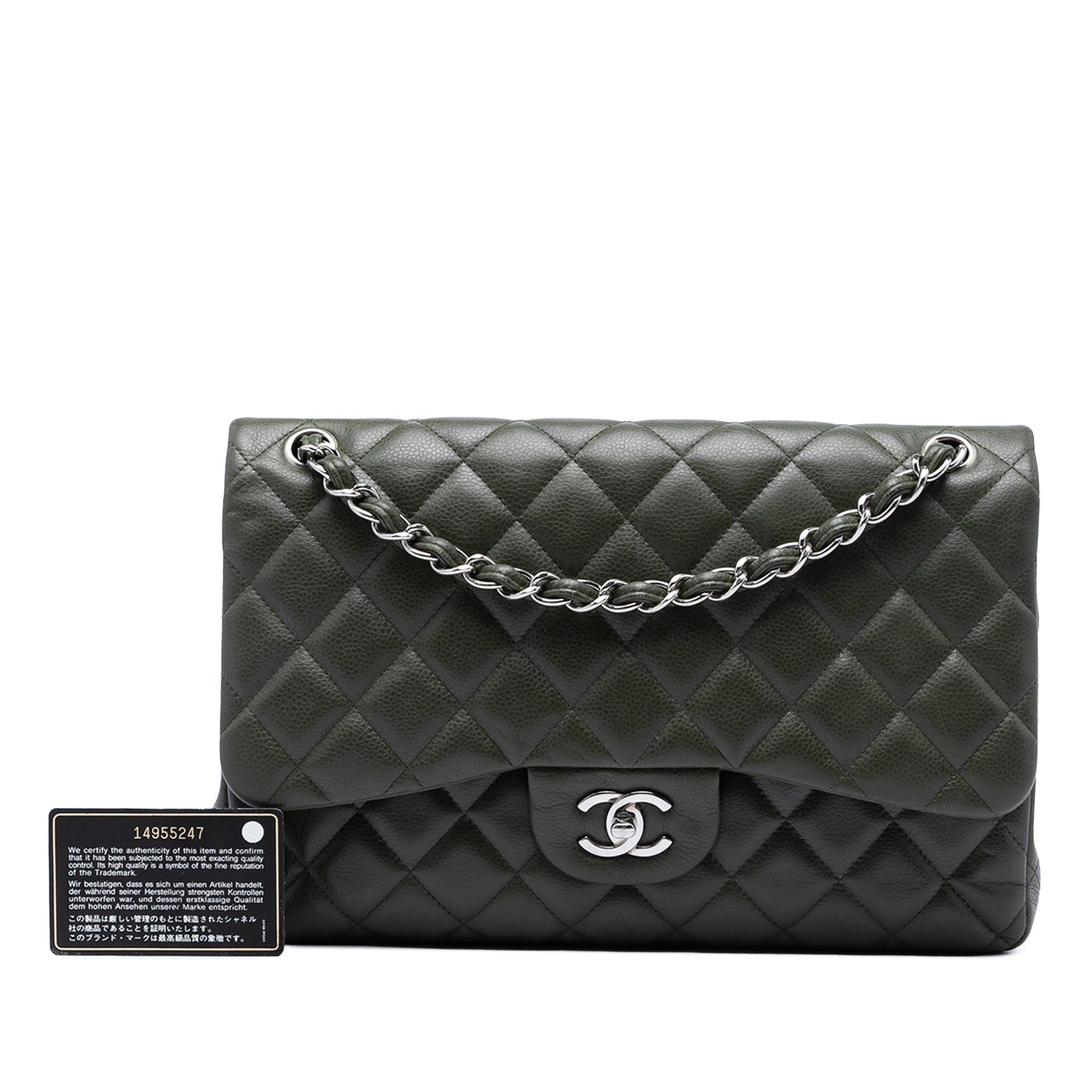 Chanel Jumbo Classic Caviar Double Flap Size ONE SIZE - 6 Thumbnail