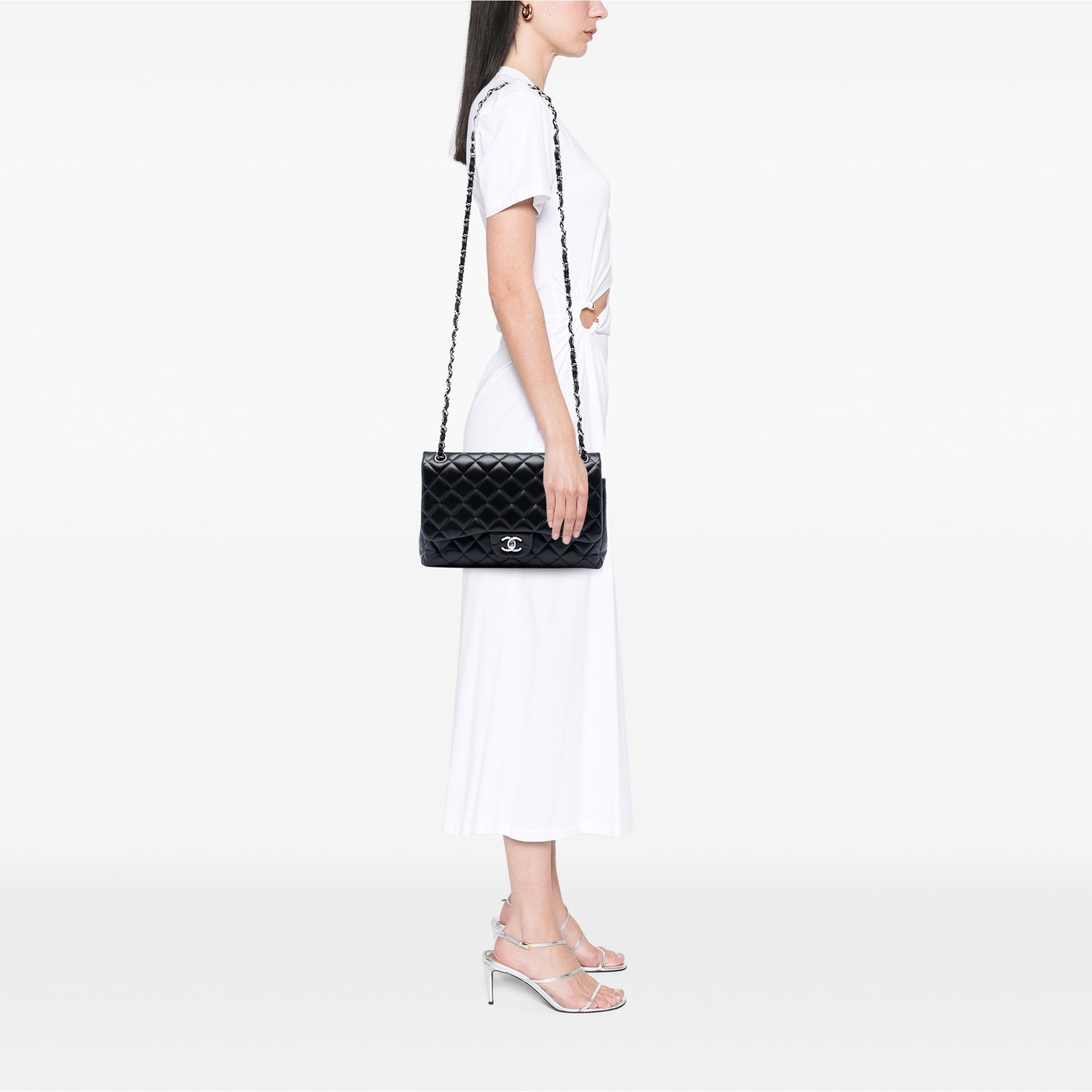 Chanel Jumbo Classic Lambskin Double Flap Size ONE SIZE - 5 Thumbnail