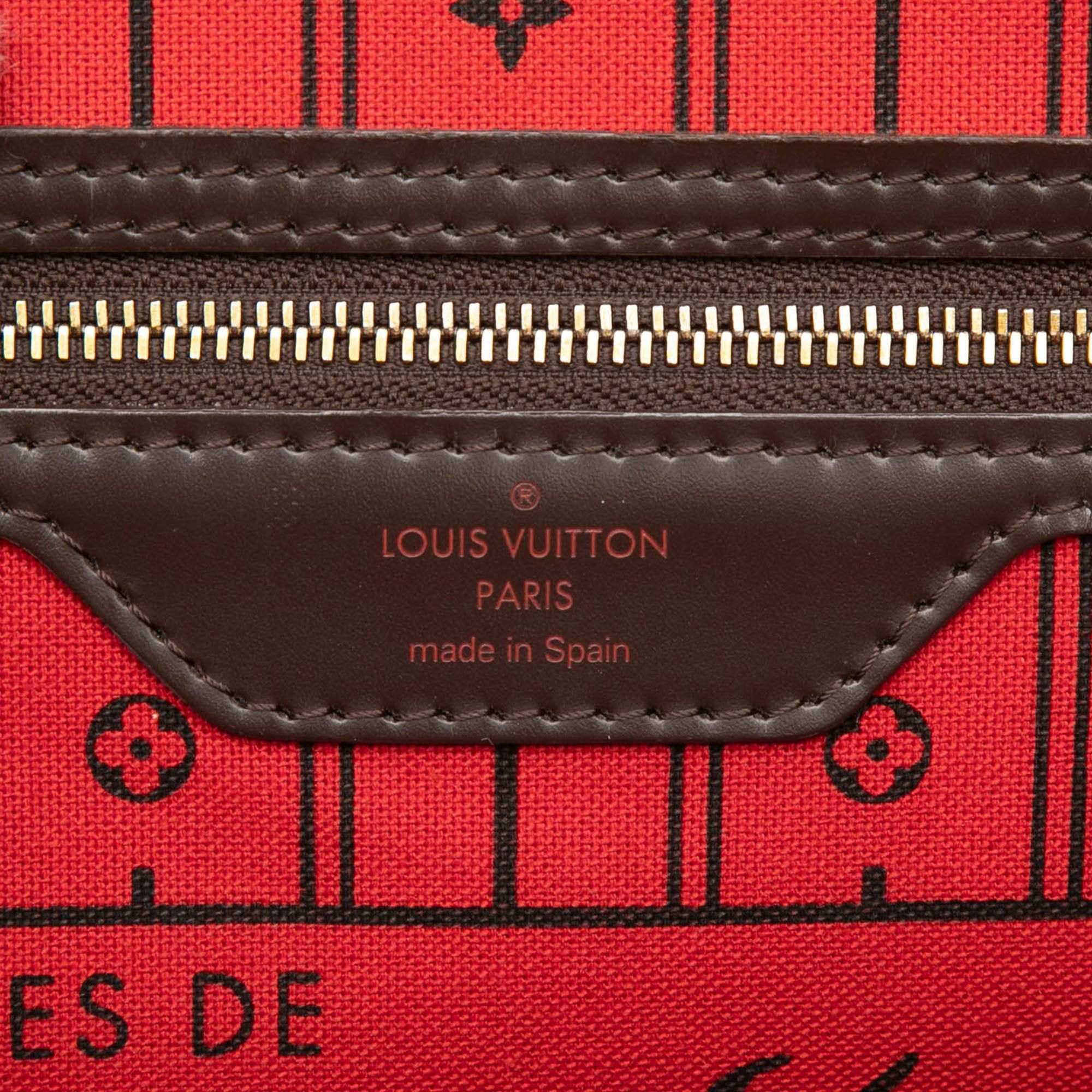 Louis Vuitton Damier Ebene Neverfull MM Size ONE SIZE - 5 Thumbnail