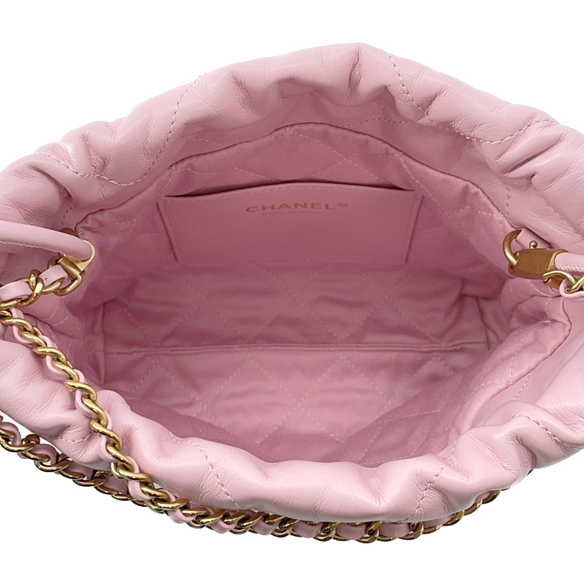 Chanel Mini Shiny Calfskin 22 Handbag Size ONE SIZE - 4 Thumbnail