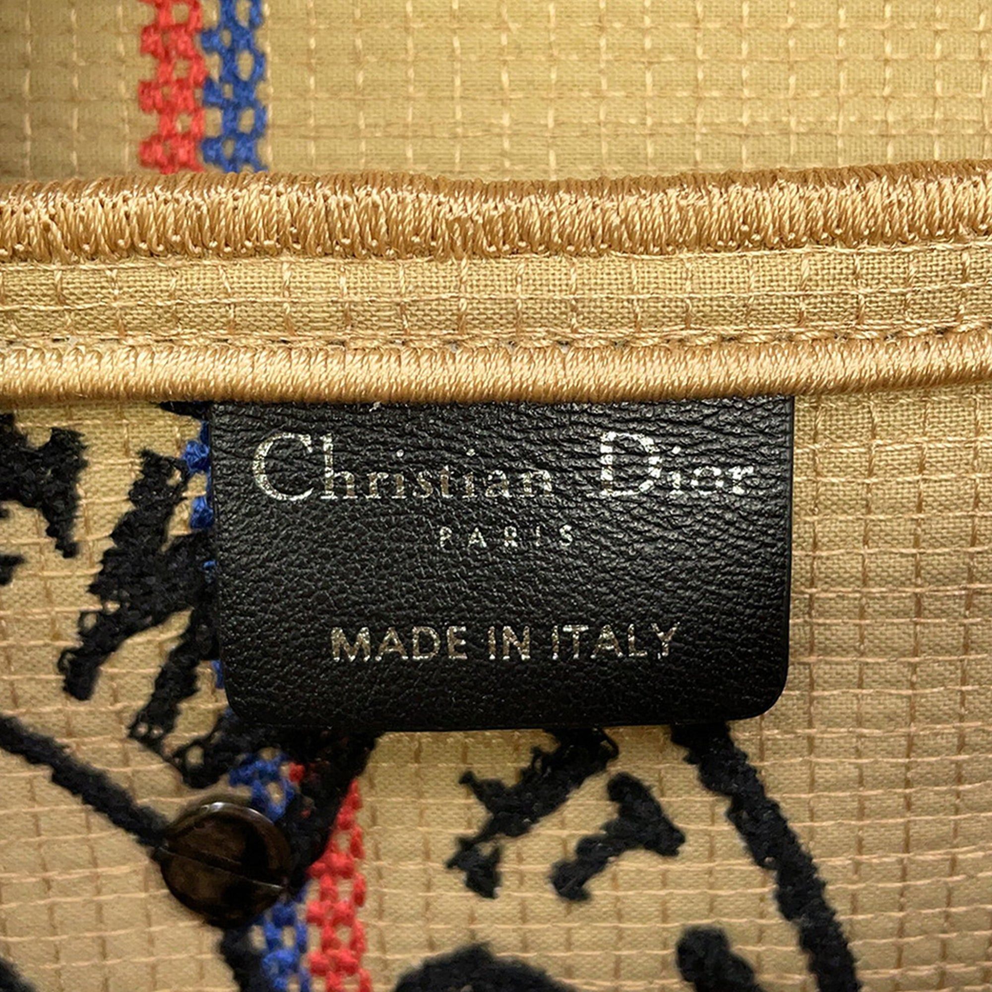 Dior Jute Union Embroidered Saddle Bag Size ONE SIZE - 5 Thumbnail