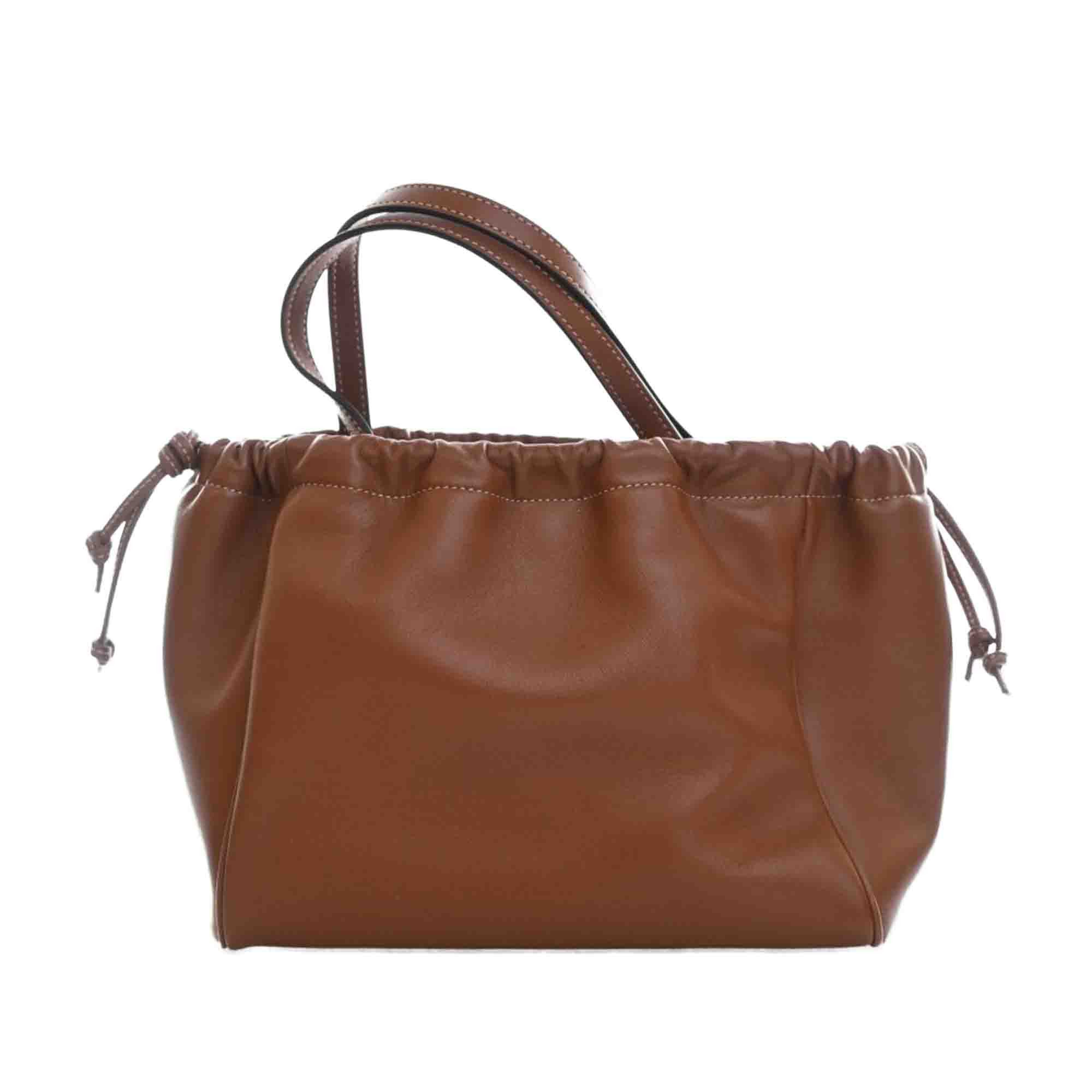 Celine Small Calfskin Cuir Triomphe Cabas Drawstring Satchel Size ONE SIZE - 4 Thumbnail