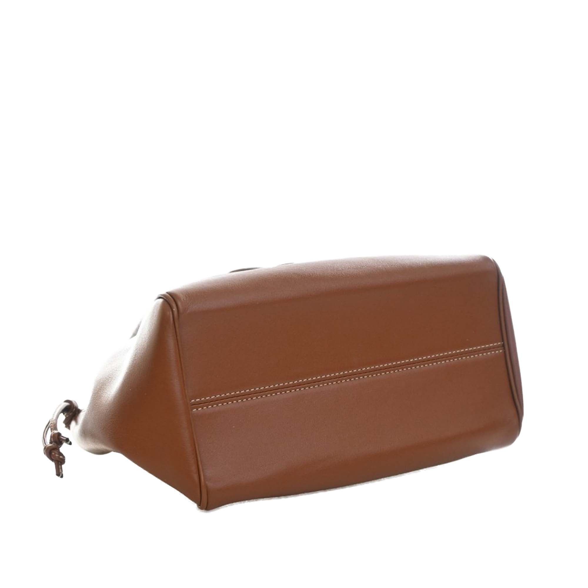 Celine Small Calfskin Cuir Triomphe Cabas Drawstring Satchel Size ONE SIZE - 6 Thumbnail