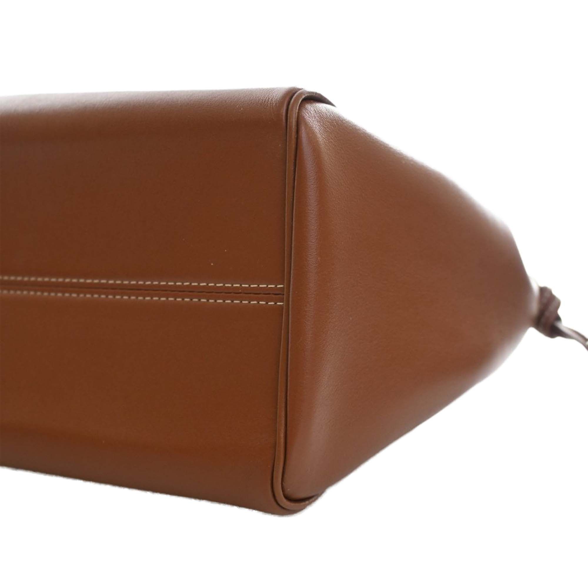 Celine Small Calfskin Cuir Triomphe Cabas Drawstring Satchel Size ONE SIZE - 12 Thumbnail