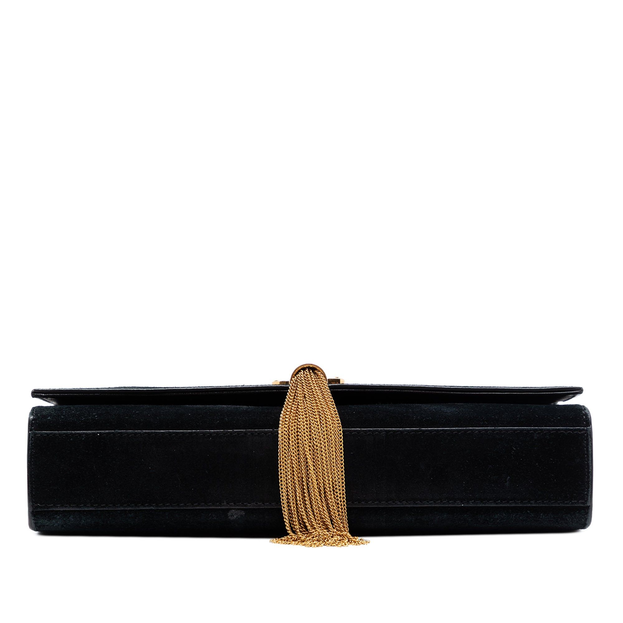 Saint Laurent Paris Medium Suede Monogram Kate Tassel Crossbody Size ONE SIZE - 3 Thumbnail