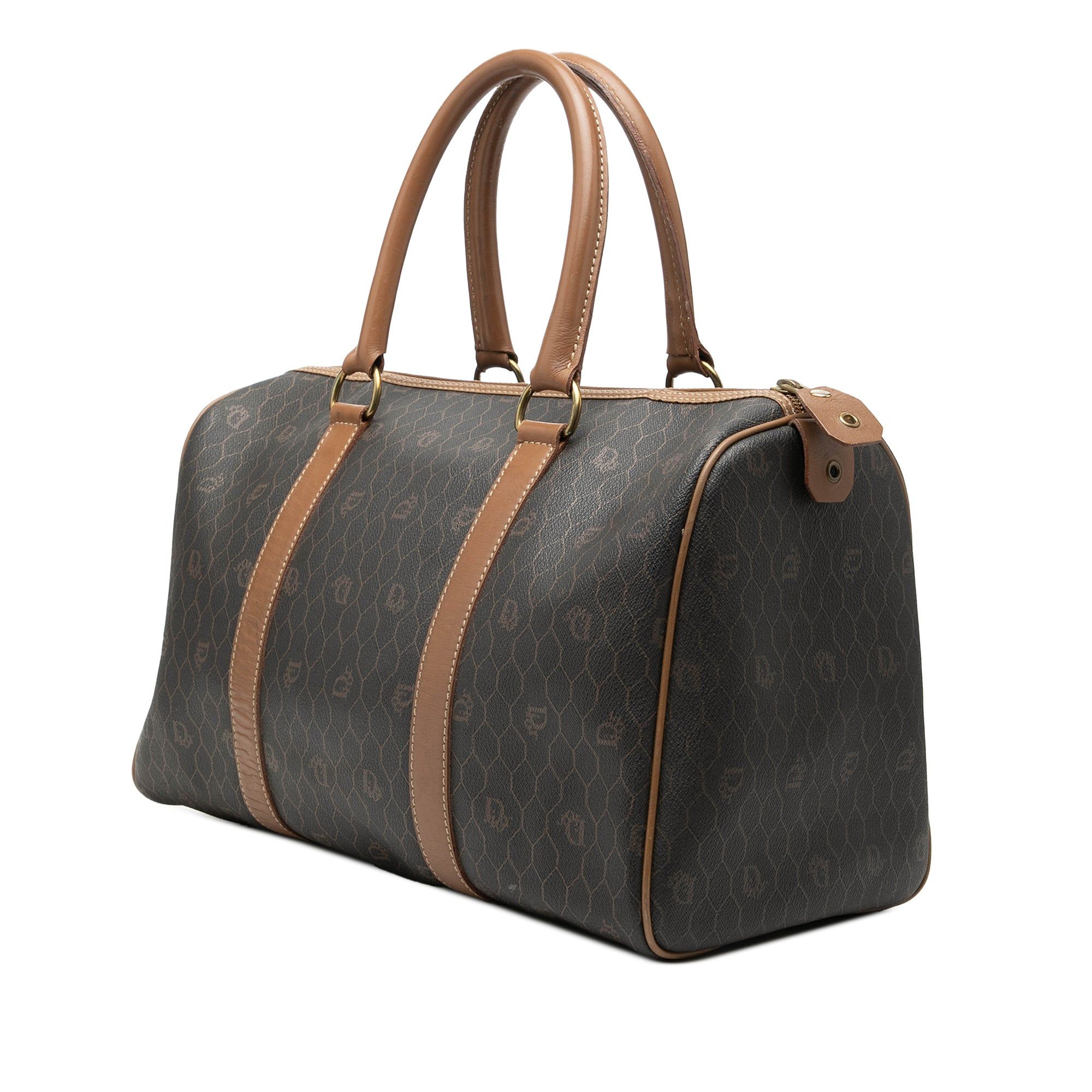 Dior Honeycomb Coated Canvas Boston Bag Size ONE SIZE - 2 Thumbnail