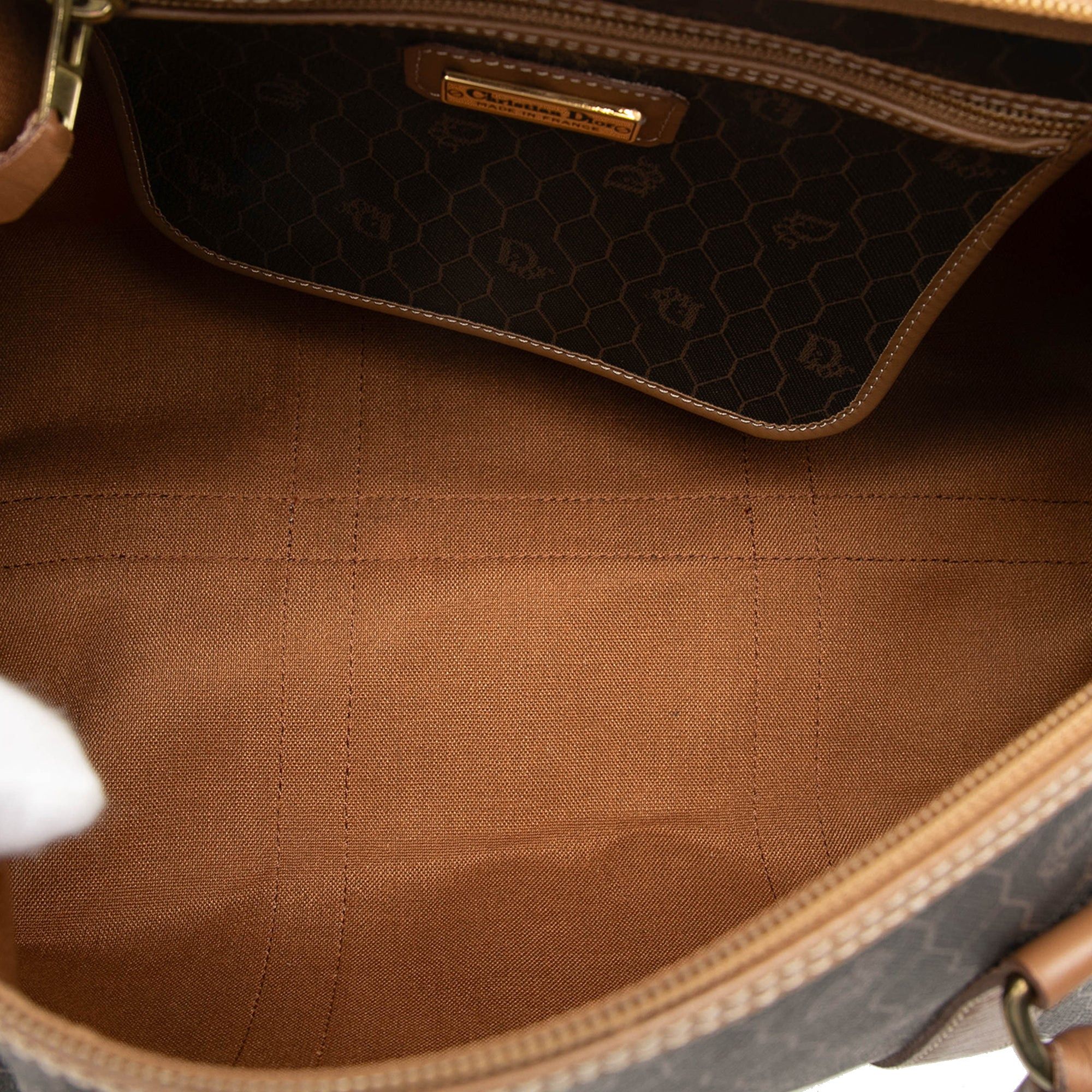 Dior Honeycomb Coated Canvas Boston Bag Size ONE SIZE - 4 Thumbnail