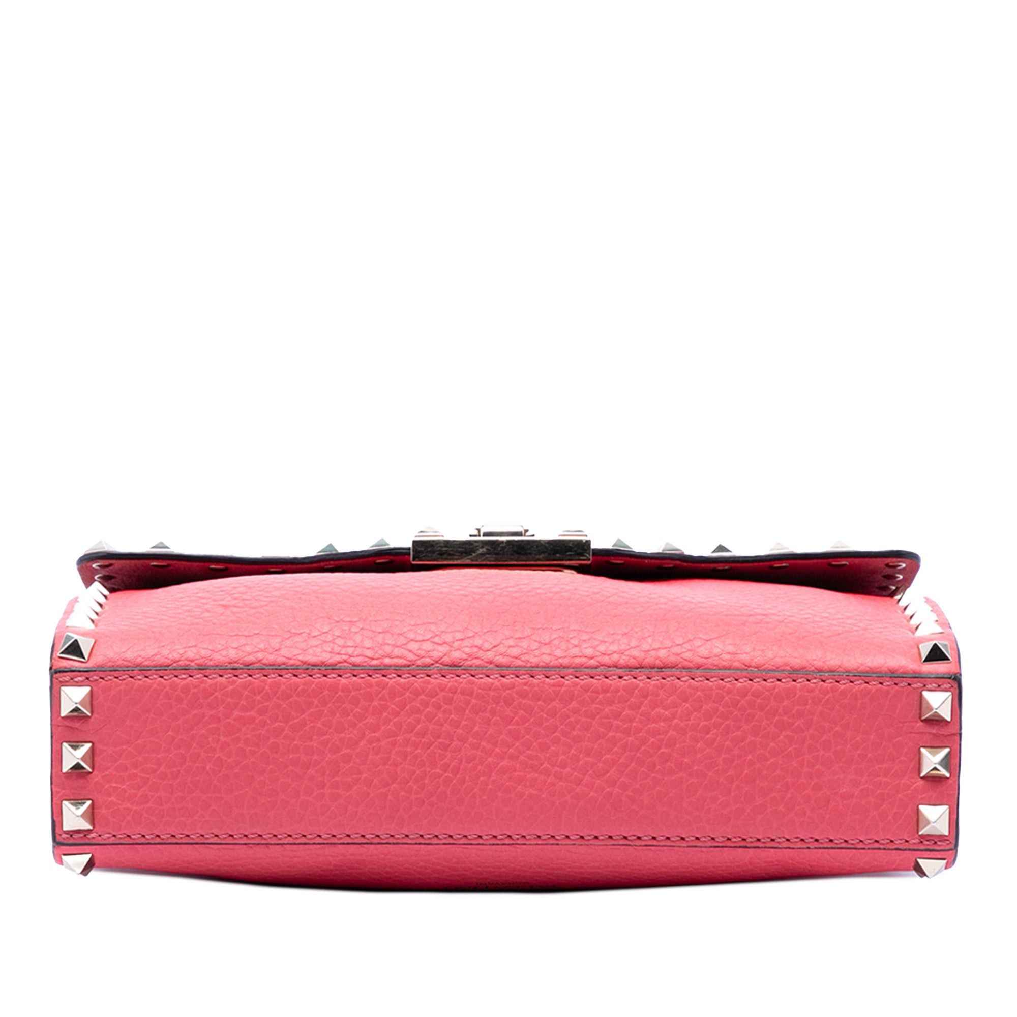 Valentino Small Leather Rockstud Flap Crossbody Size ONE SIZE - 3 Thumbnail