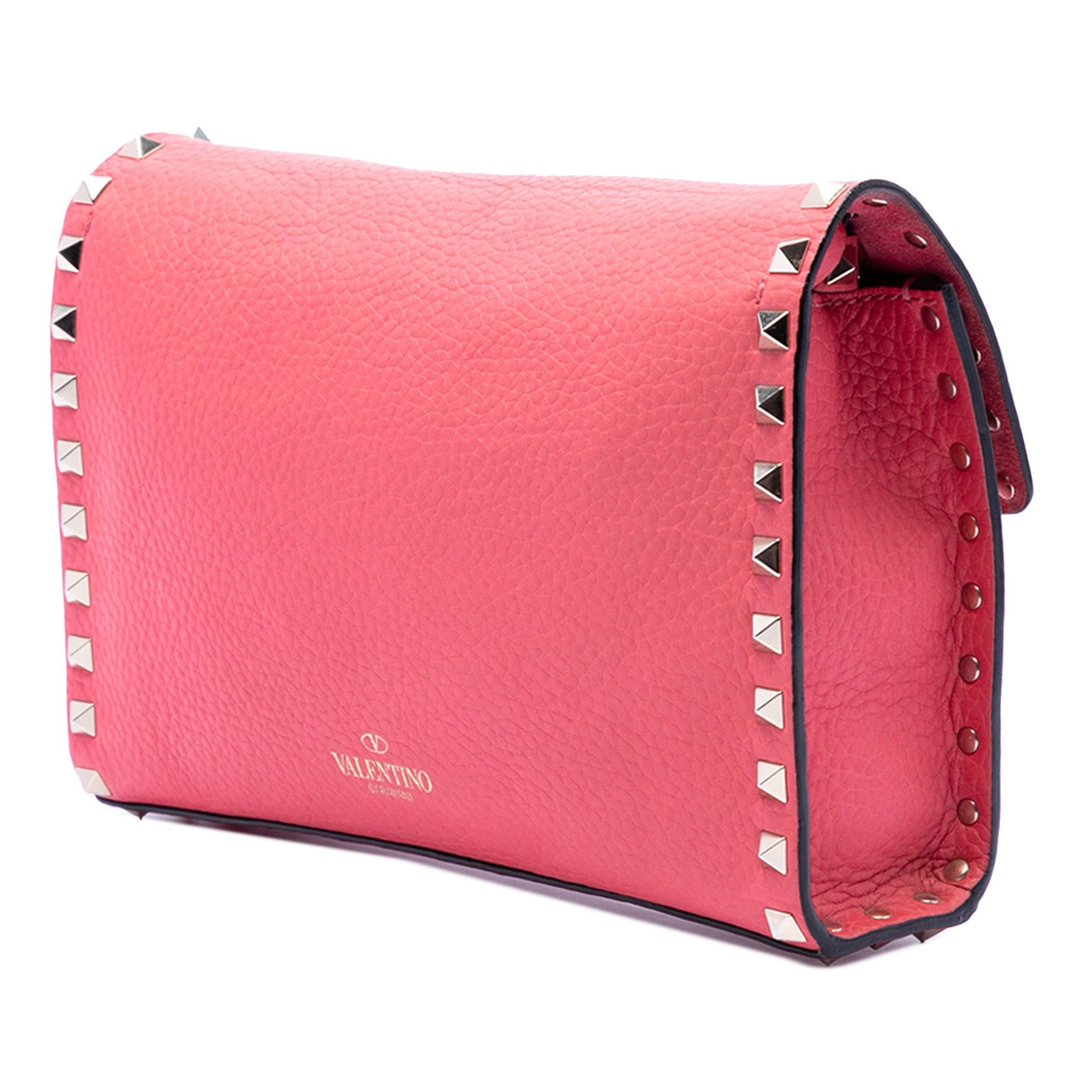Valentino Small Leather Rockstud Flap Crossbody Size ONE SIZE - 2 Thumbnail