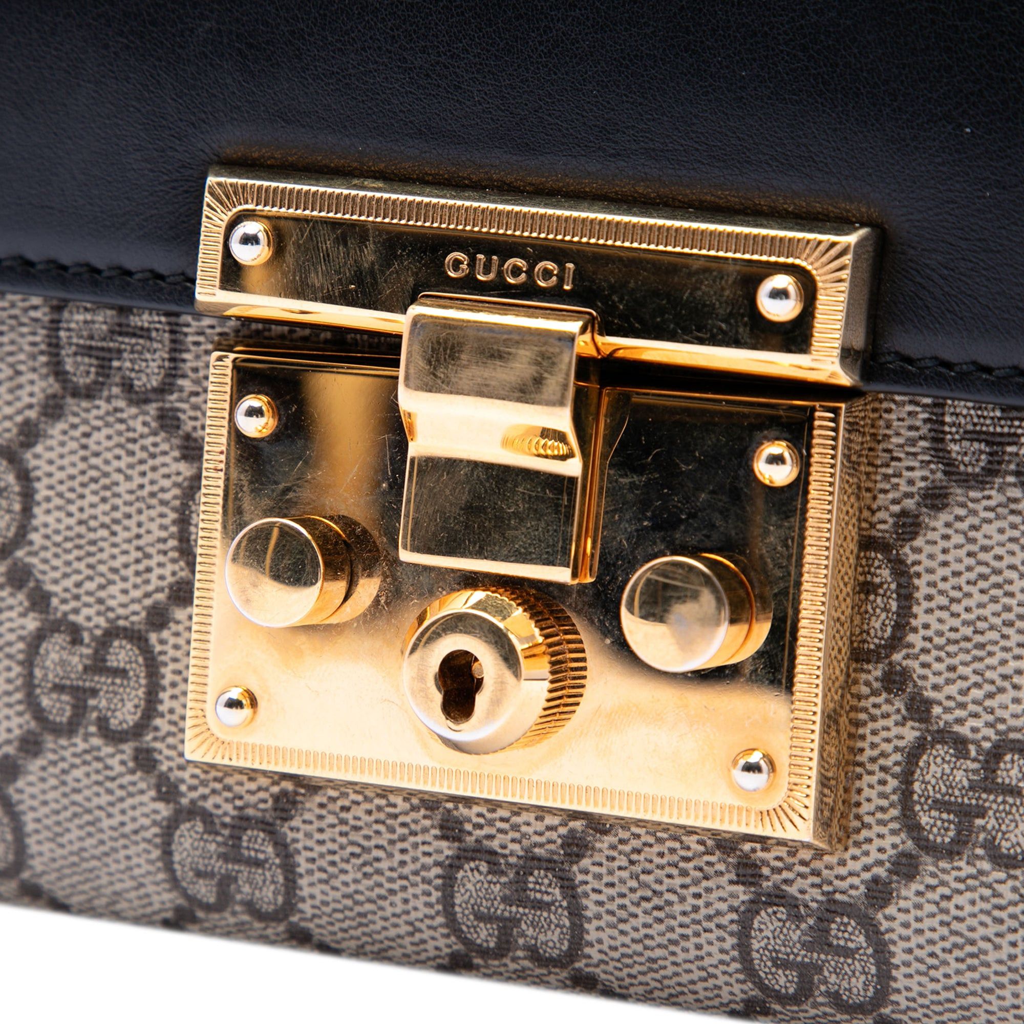 Gucci Small GG Supreme Padlock Crossbody Size ONE SIZE - 5 Thumbnail
