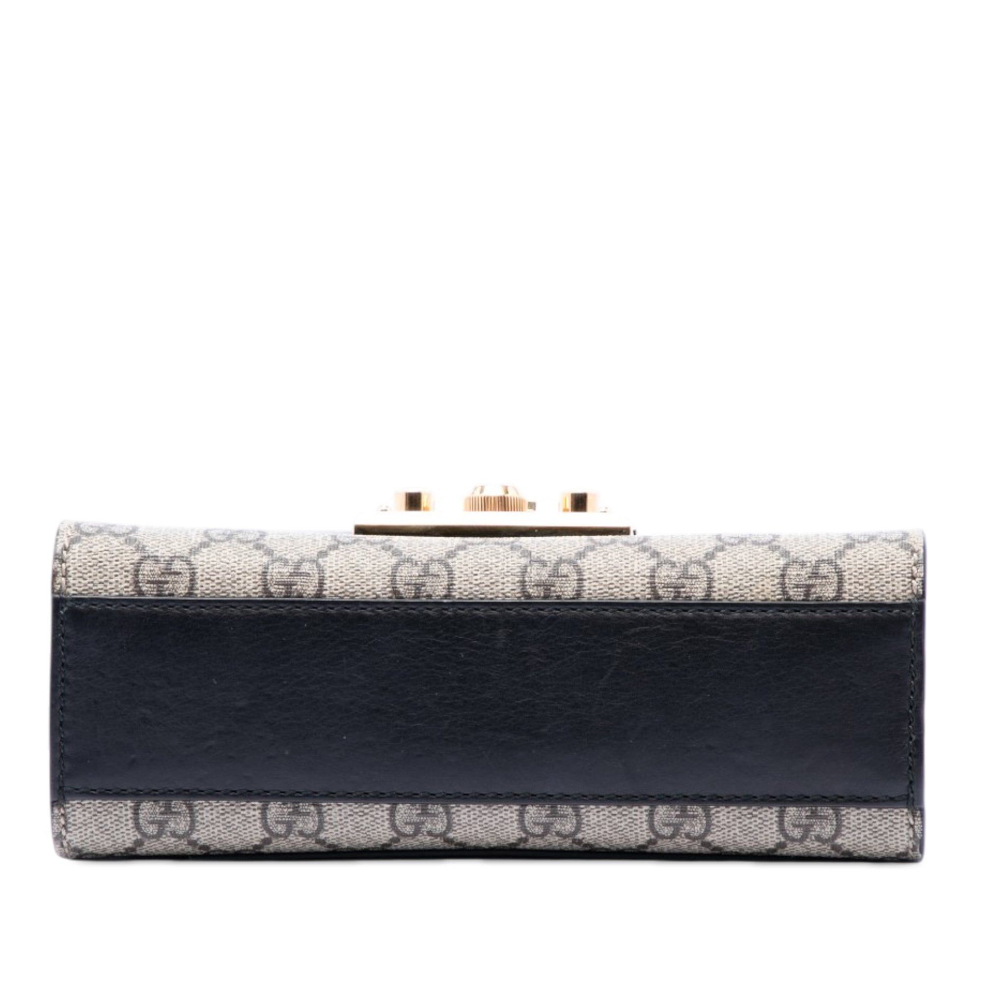 Gucci Small GG Supreme Padlock Crossbody Size ONE SIZE - 3 Thumbnail
