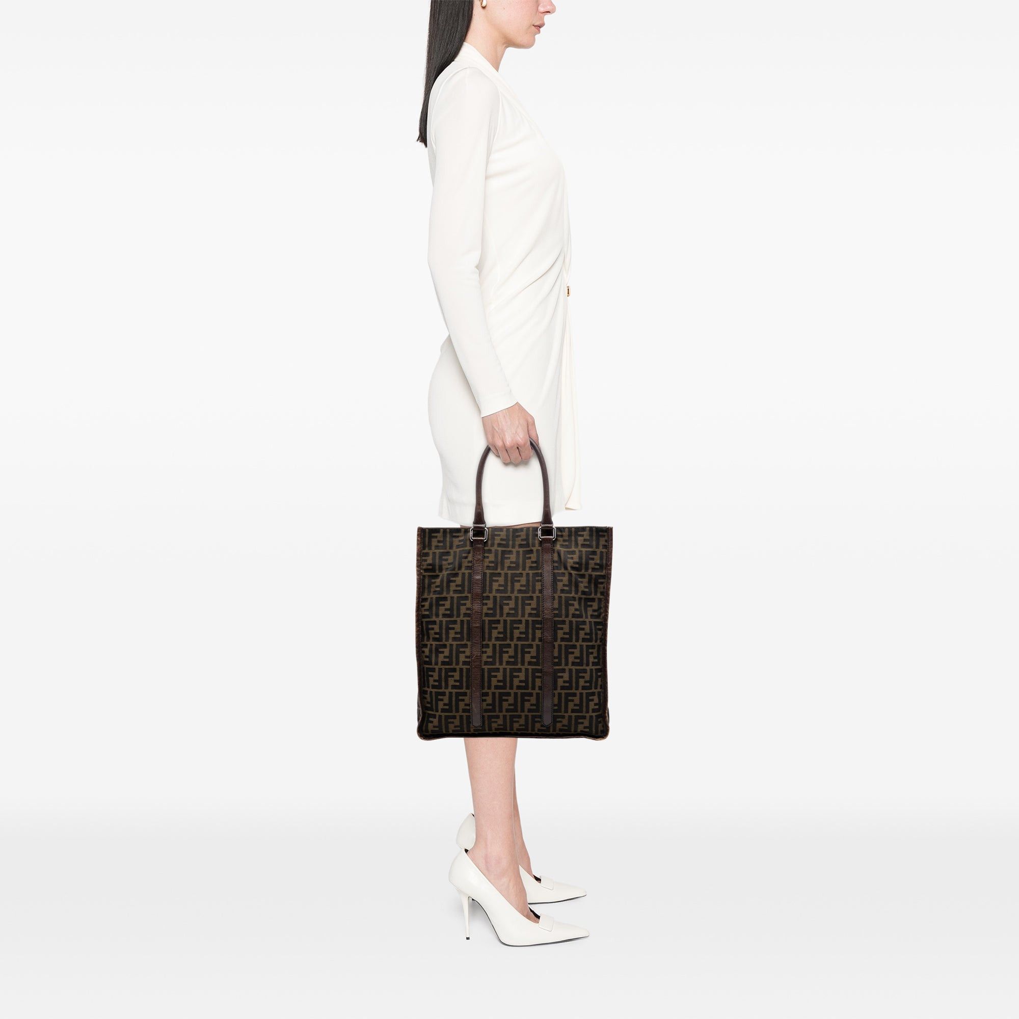 Fendi Zucca Canvas Vertical Tote Size ONE SIZE - 6 Thumbnail