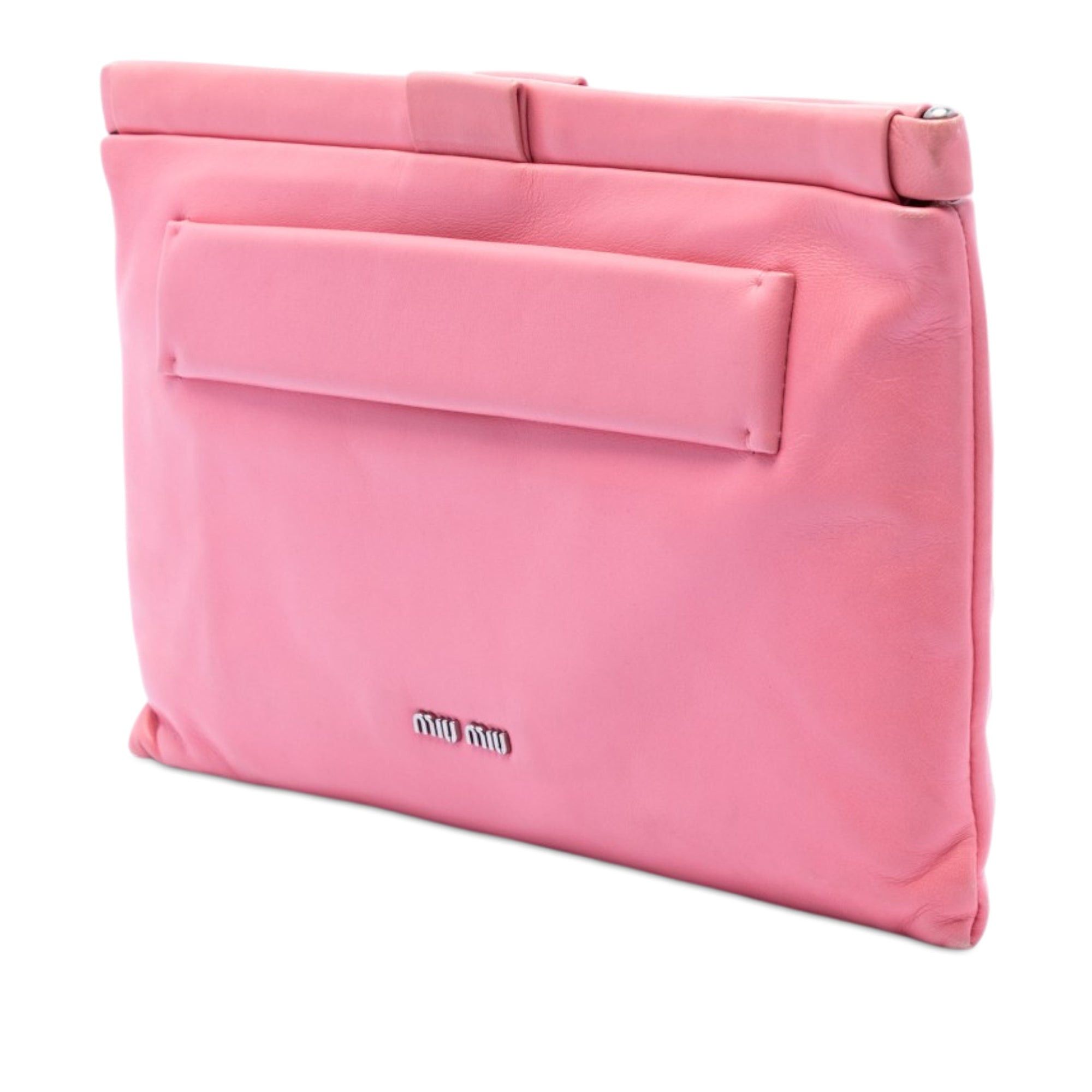 Miu Miu Nappa Grommet Crystal Embellished Clutch Size ONE SIZE - 2 Thumbnail