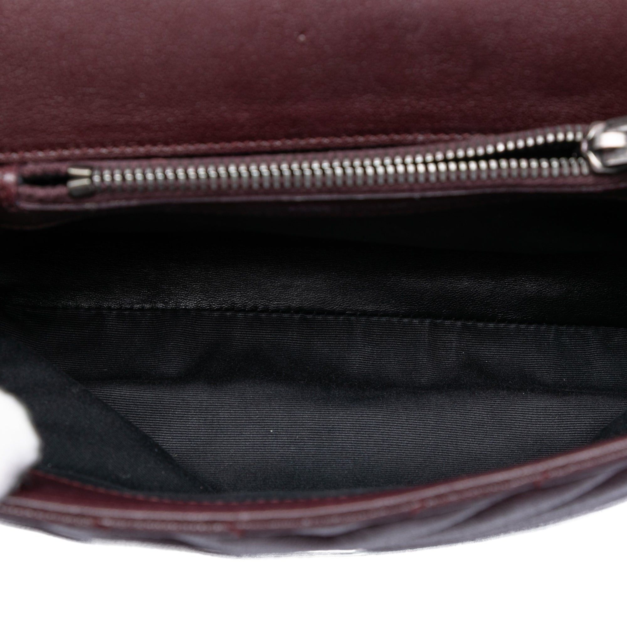 Saint Laurent Paris Medium Chevron Sheepskin Monogram College Satchel Size ONE SIZE - 4 Thumbnail