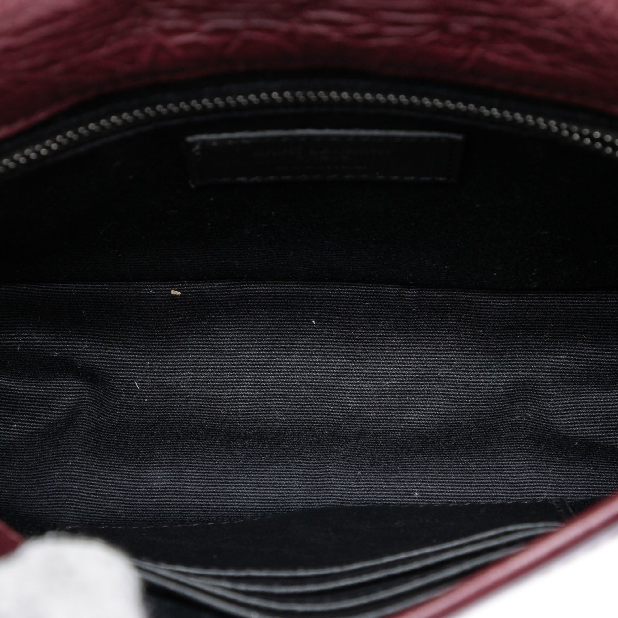 Saint Laurent Paris Crinkled Calfskin Niki Wallet on Chain Size ONE SIZE - 4 Thumbnail