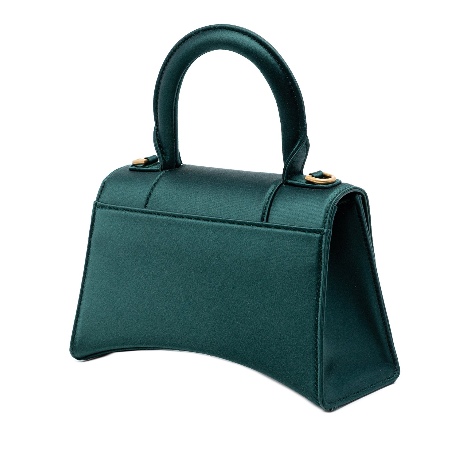 Balenciaga Satin Hourglass Top Handle Bag XS Size ONE SIZE - 2 Thumbnail