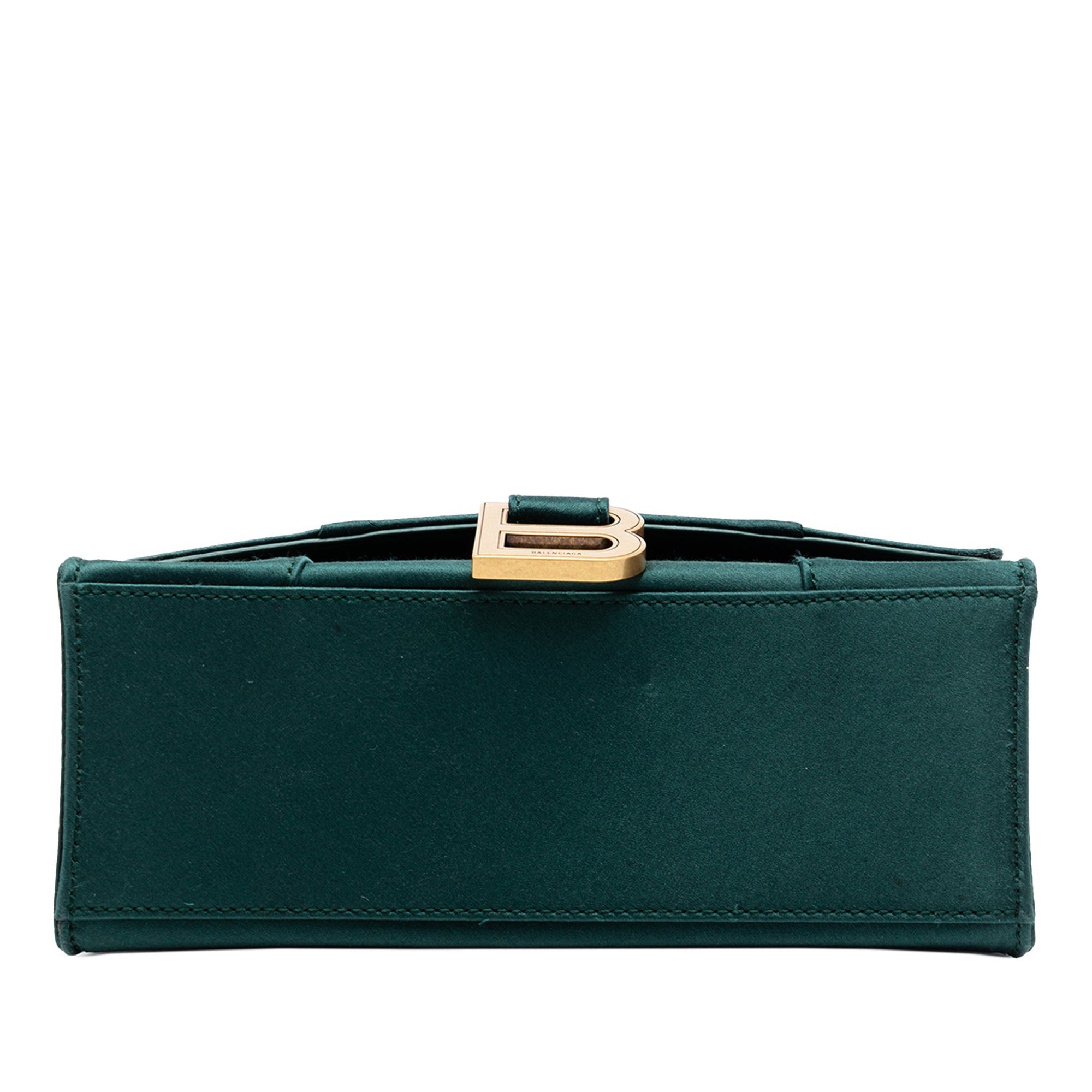 Balenciaga Satin Hourglass Top Handle Bag XS Size ONE SIZE - 3 Thumbnail