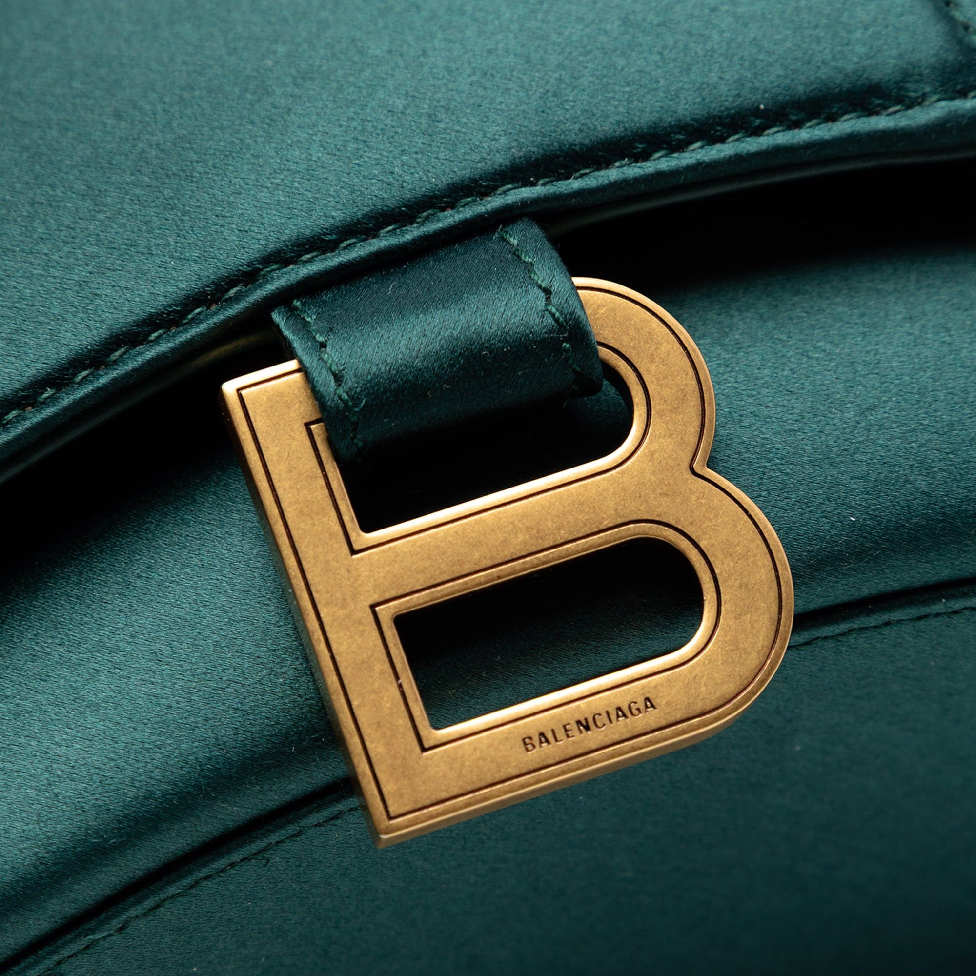 Balenciaga Satin Hourglass Top Handle Bag XS Size ONE SIZE - 5 Thumbnail