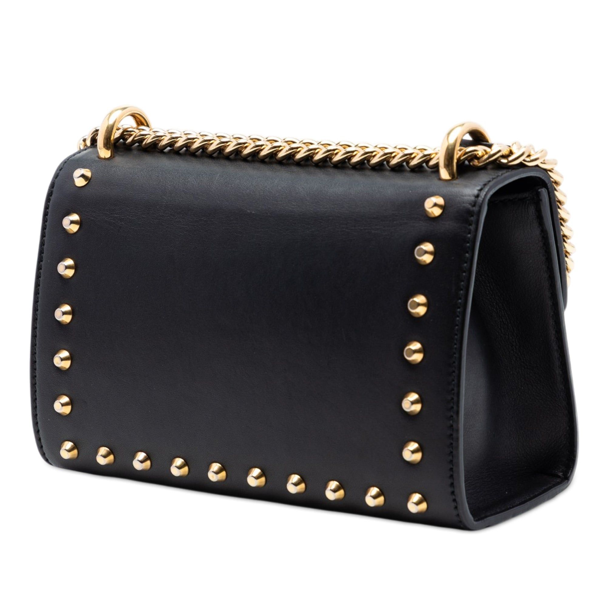 Gucci Small Pearl Studded Leather Padlock Crossbody Size ONE SIZE - 2 Thumbnail