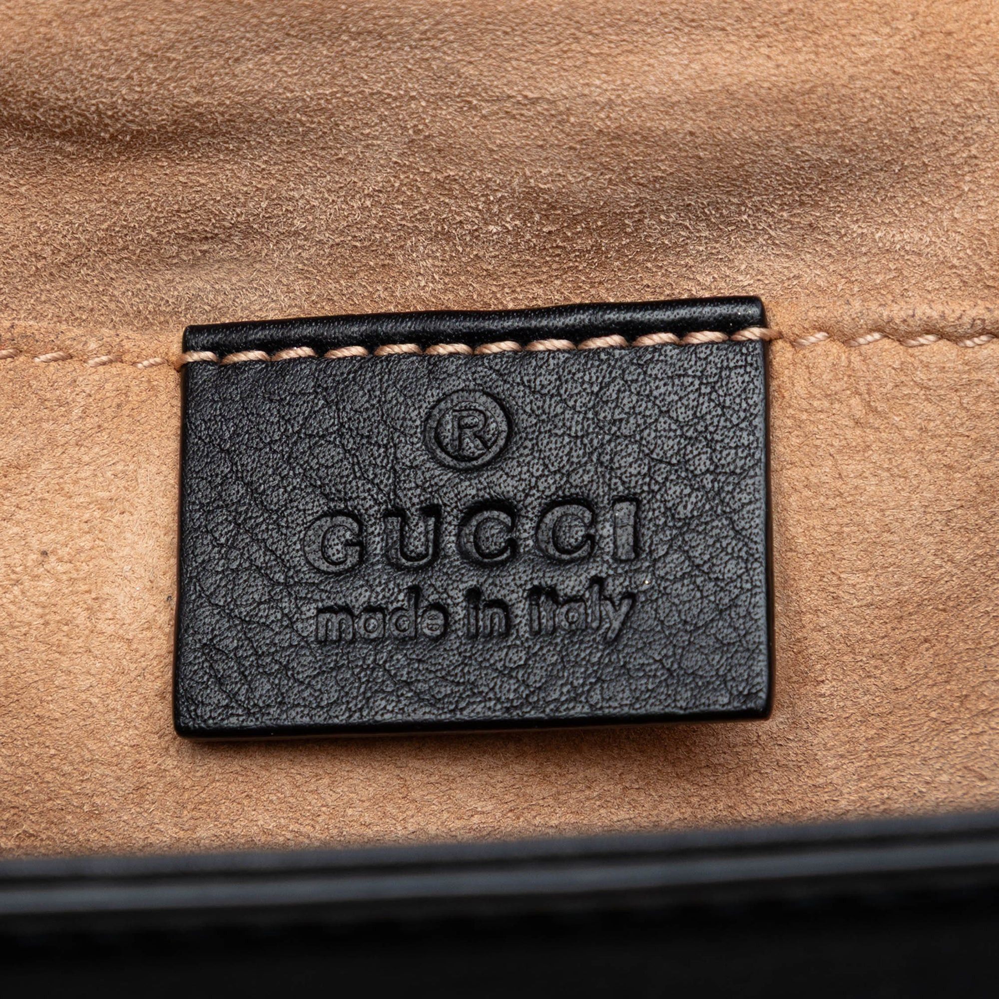 Gucci Small Pearl Studded Leather Padlock Crossbody Size ONE SIZE - 5 Thumbnail