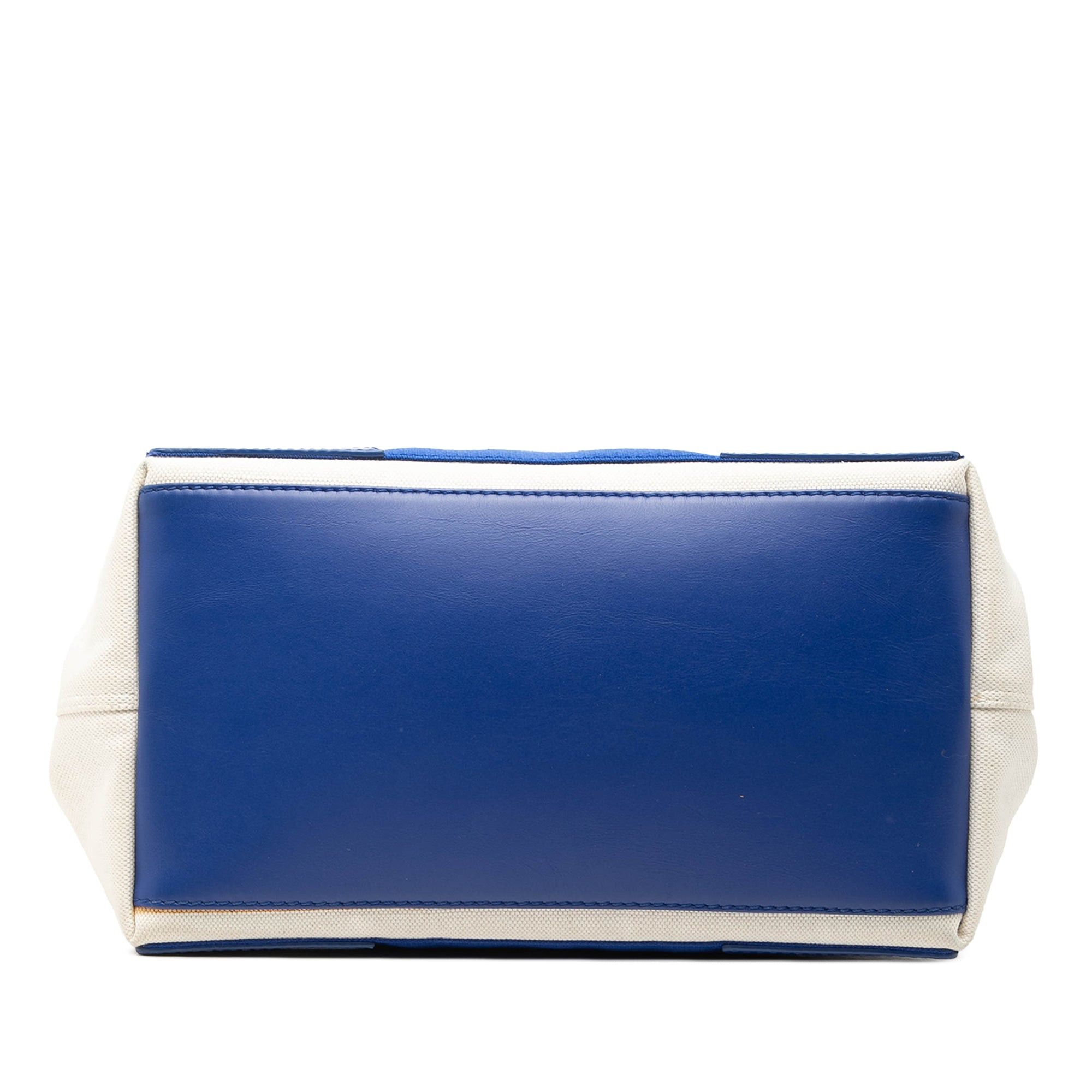 Balenciaga Canvas Navy Cabas S Tote Size ONE SIZE - 3 Thumbnail