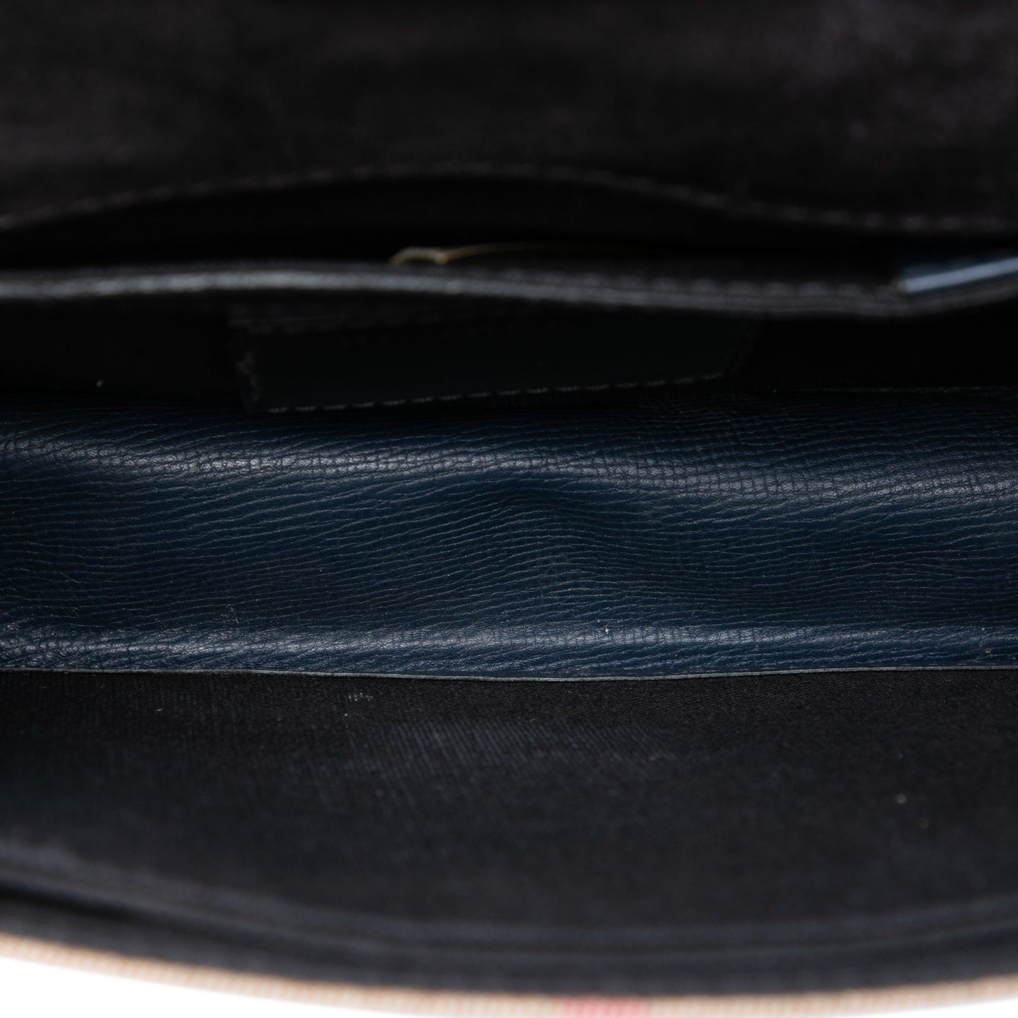 Burberry Small Leather and House Check Canvas Derby Macken Crossbody Size ONE SIZE - 4 Thumbnail